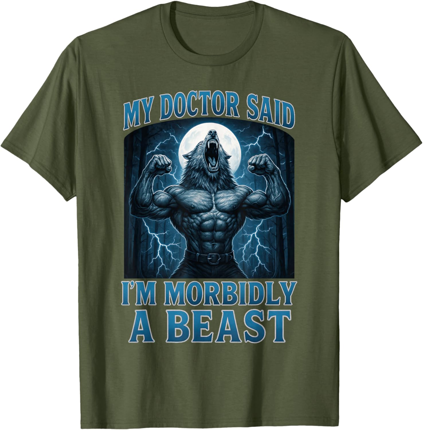 Funny Alpha Wolf Beast Meme Graphic Tee for Men, Women, and Teens - 23