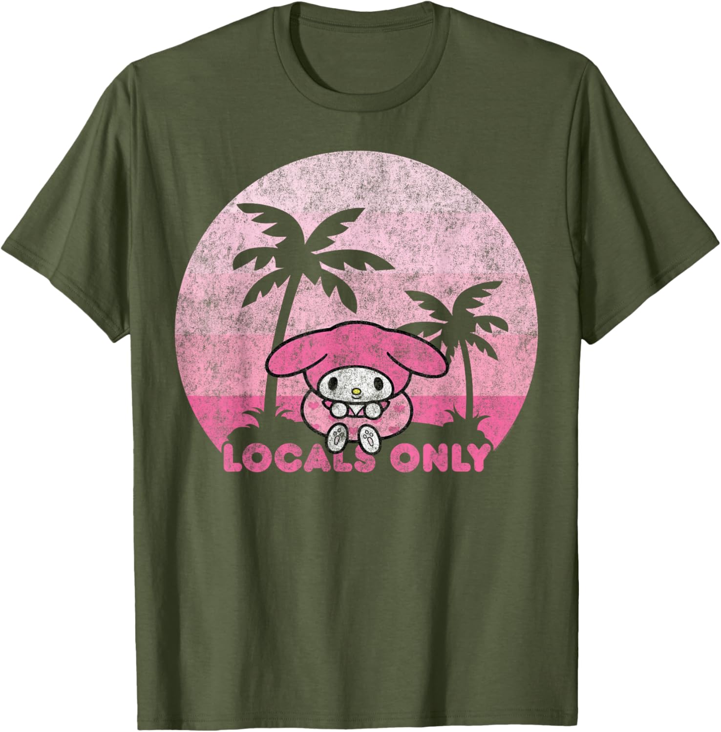 My Melody Locals Only T-Shirt for Cute and Casual Style Lovers - 13