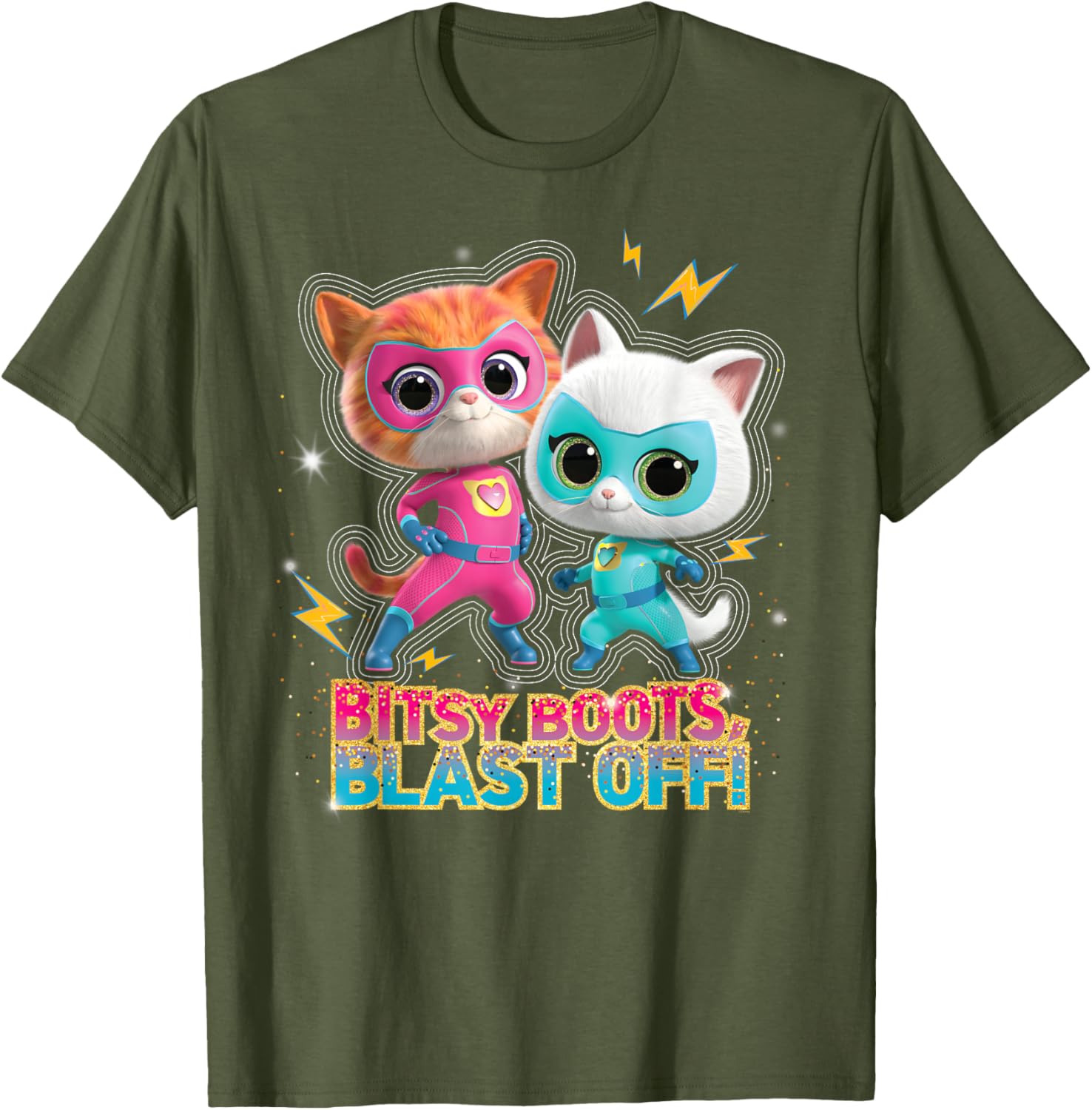 Disney Junior SuperKitties Ginny and Bitsy Blast Off T-Shirt for Kids - 5
