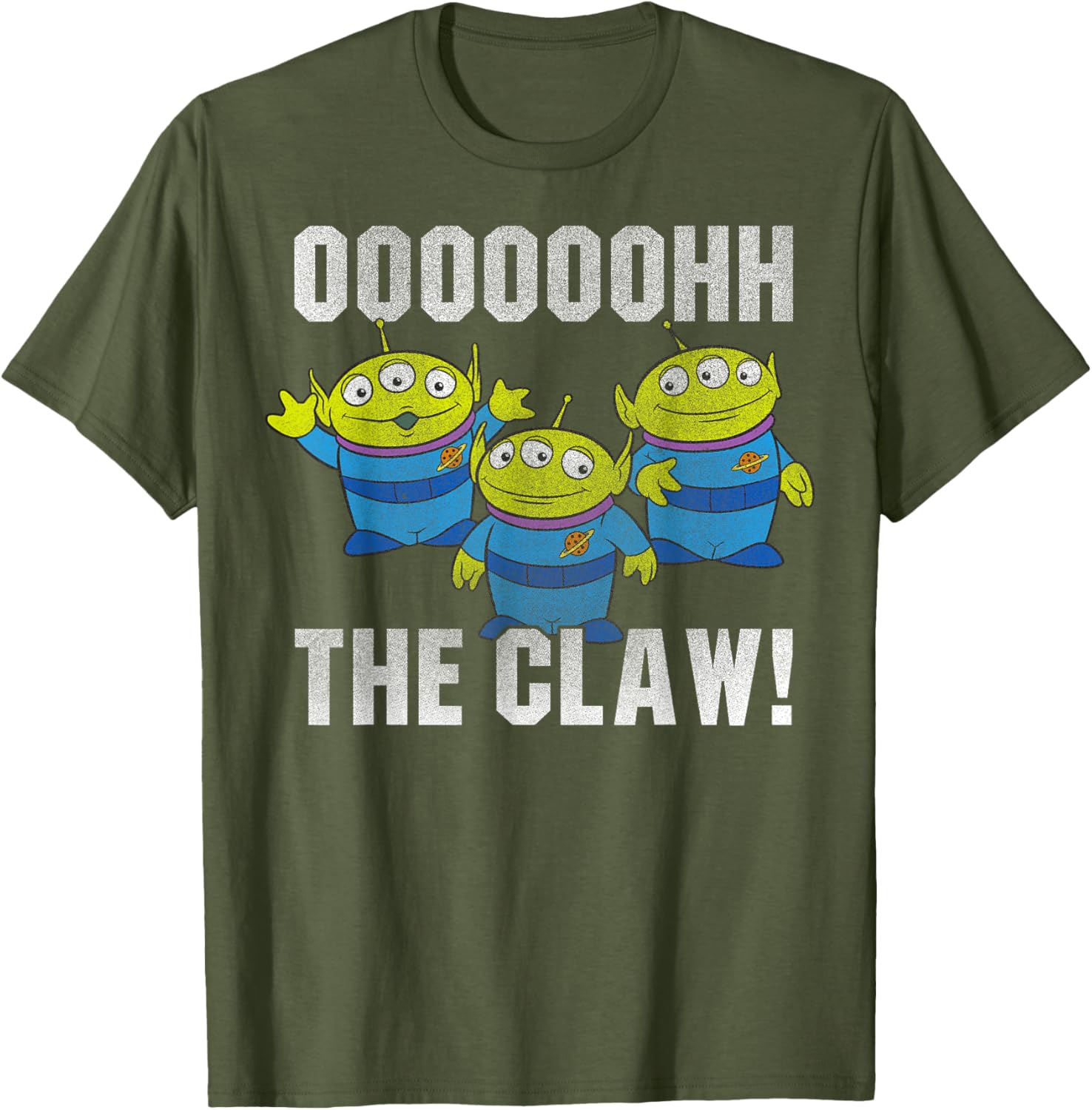 Disney Pixar Toy Story Alien Oooooh The Claw Distressed T-Shirt for Fans - 9