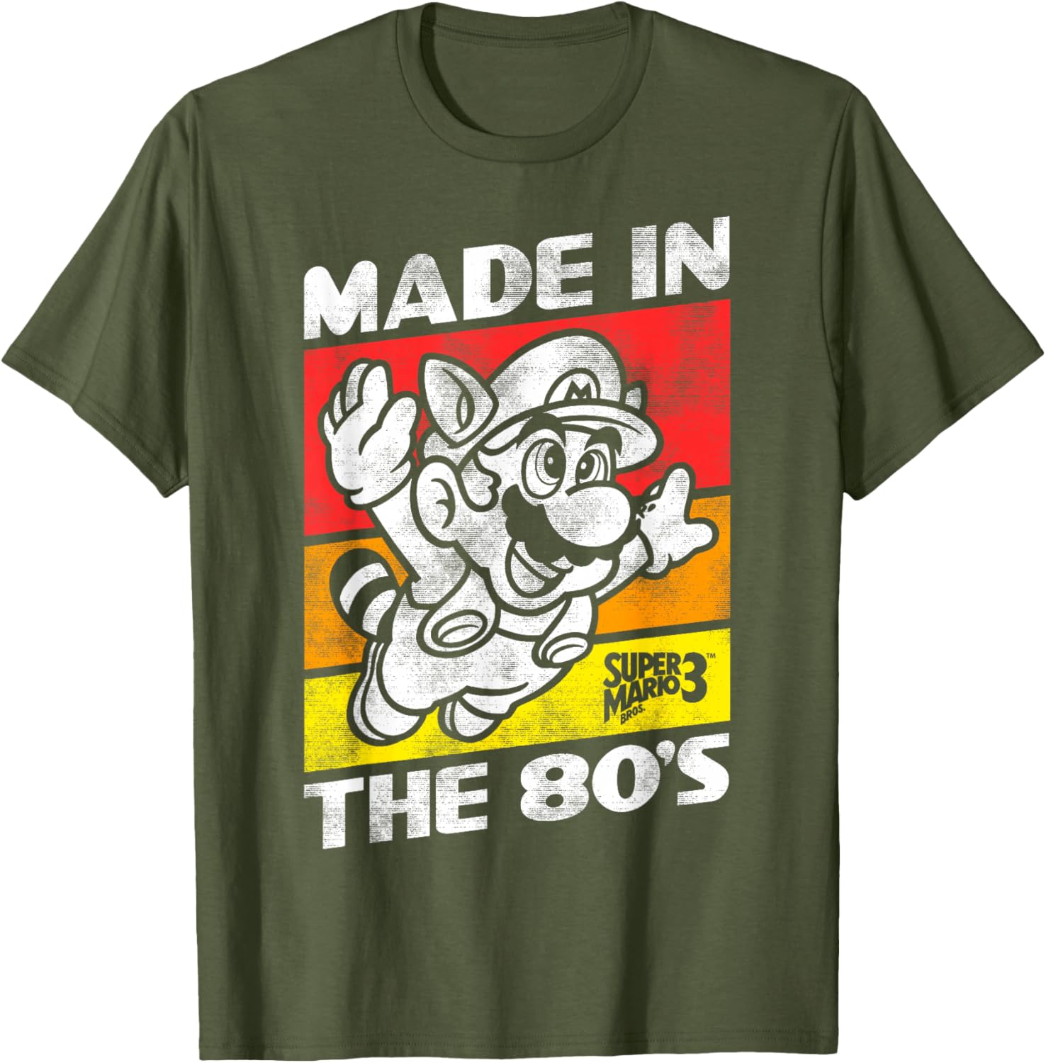 Retro Nintendo Super Mario 3 T-Shirt for 80's Gaming Fans - 3