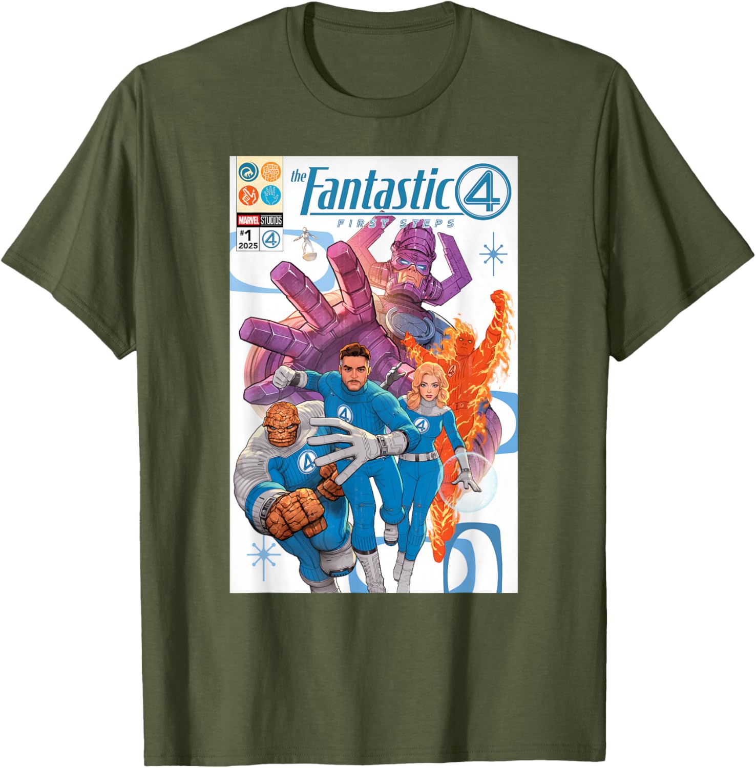 Marvel Fantastic Four Comic Book Cover Art T-Shirt for Fans and Collectors - 14