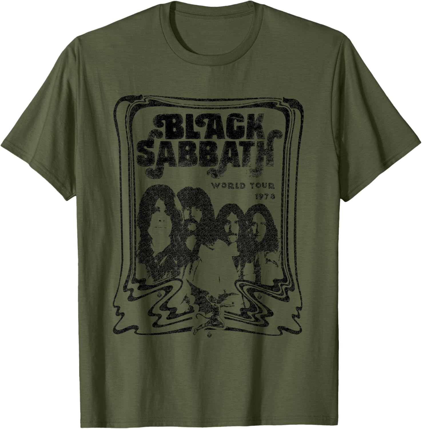 Black Sabbath Sketch Band T-Shirt for Rock Fans - Stylish Music Apparel - 1