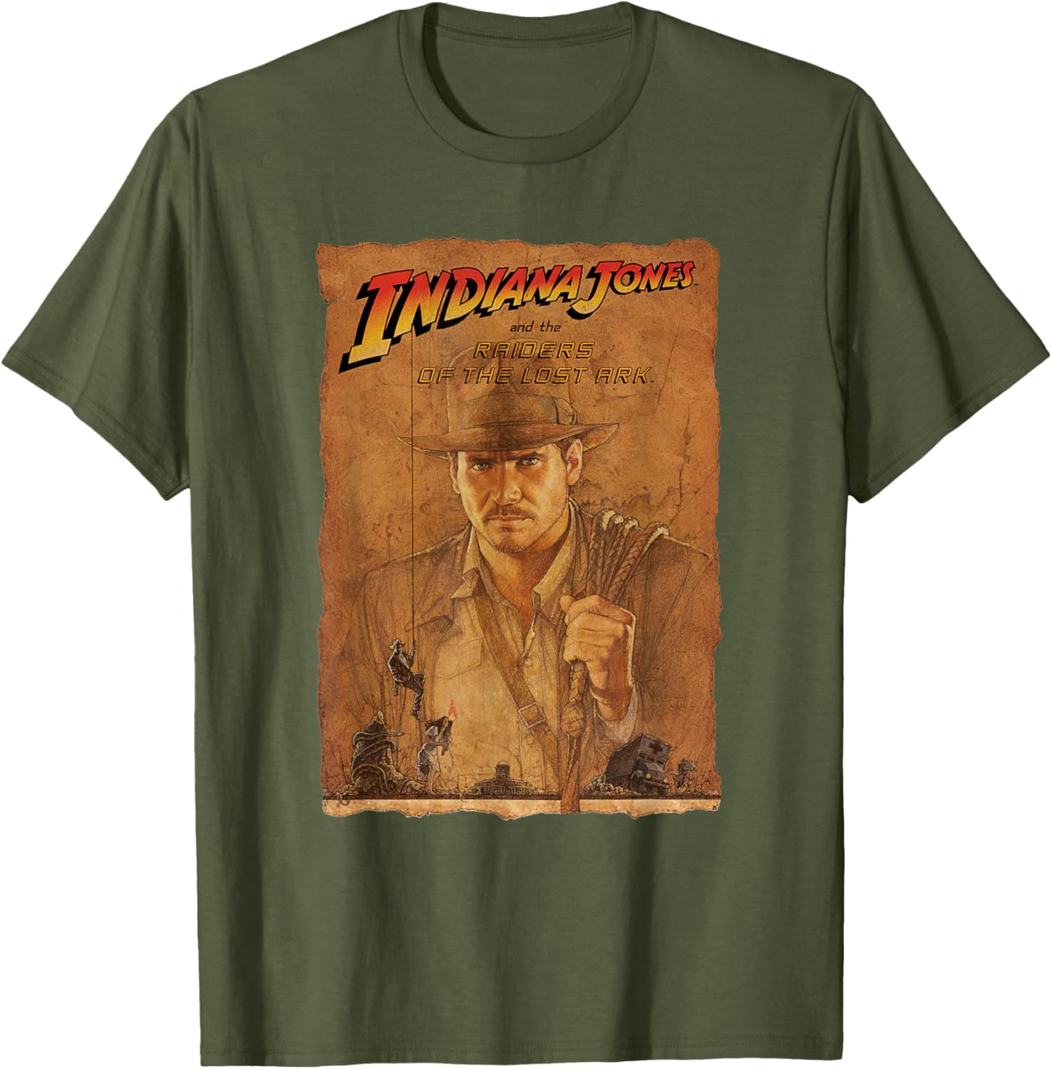 Indiana Jones Raiders of the Lost Ark Poster Art T-Shirt for Fans - 22