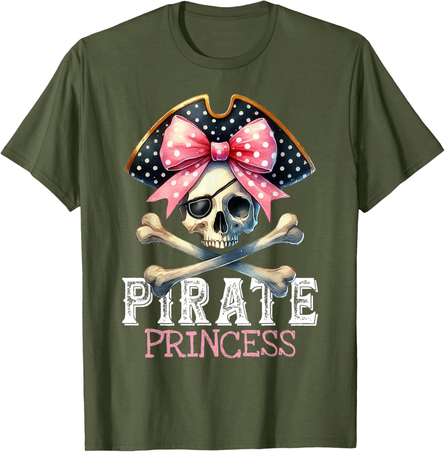 Matching Family Pirate T-Shirt for Kids - Funny Pirate Princess Costume - 8