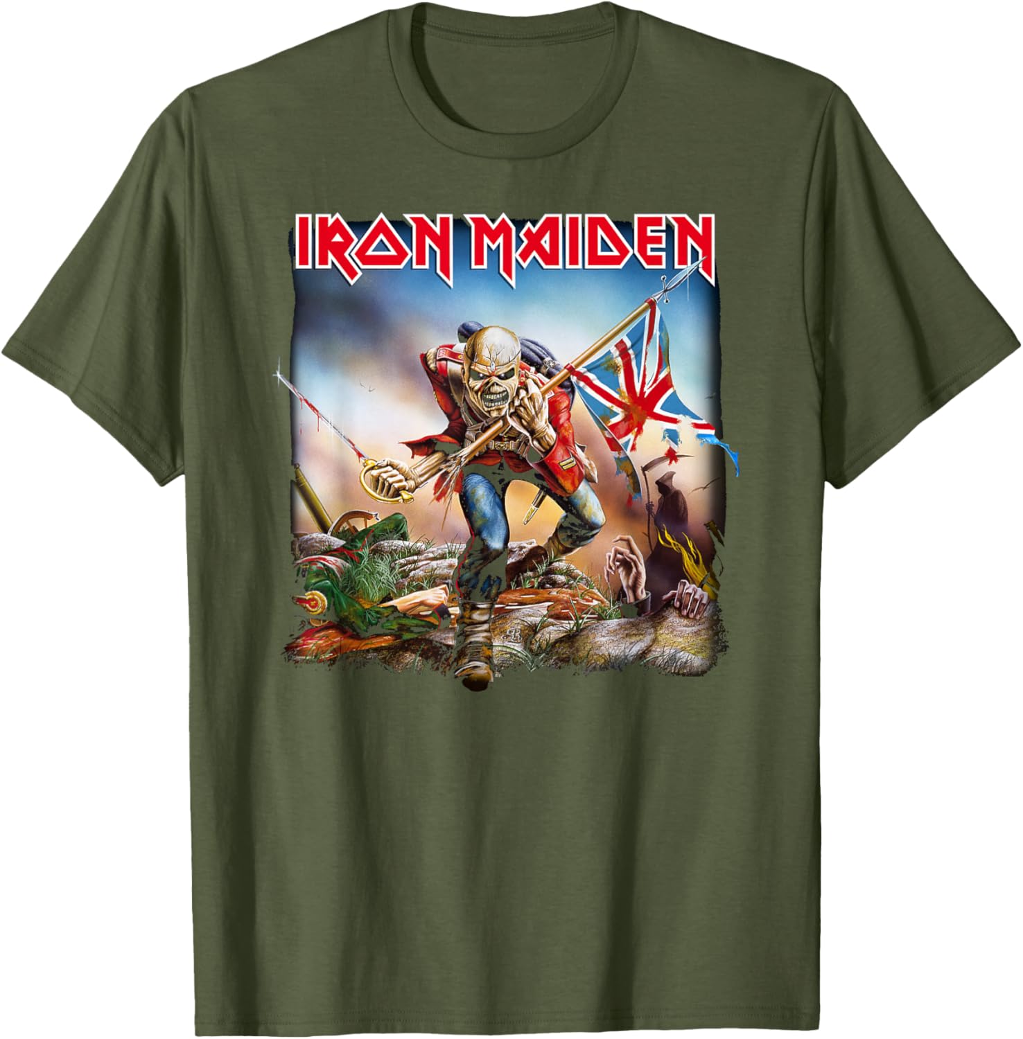 Iron Maiden The Trooper T-Shirt for Fans of Classic Rock Music - 8