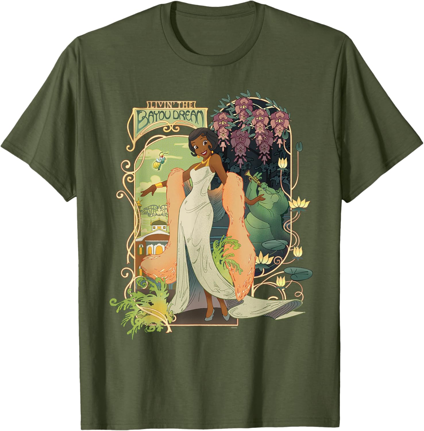 Disney Princess Tiana Livin' the Bayou Dream T-Shirt for Kids and Adults - 11