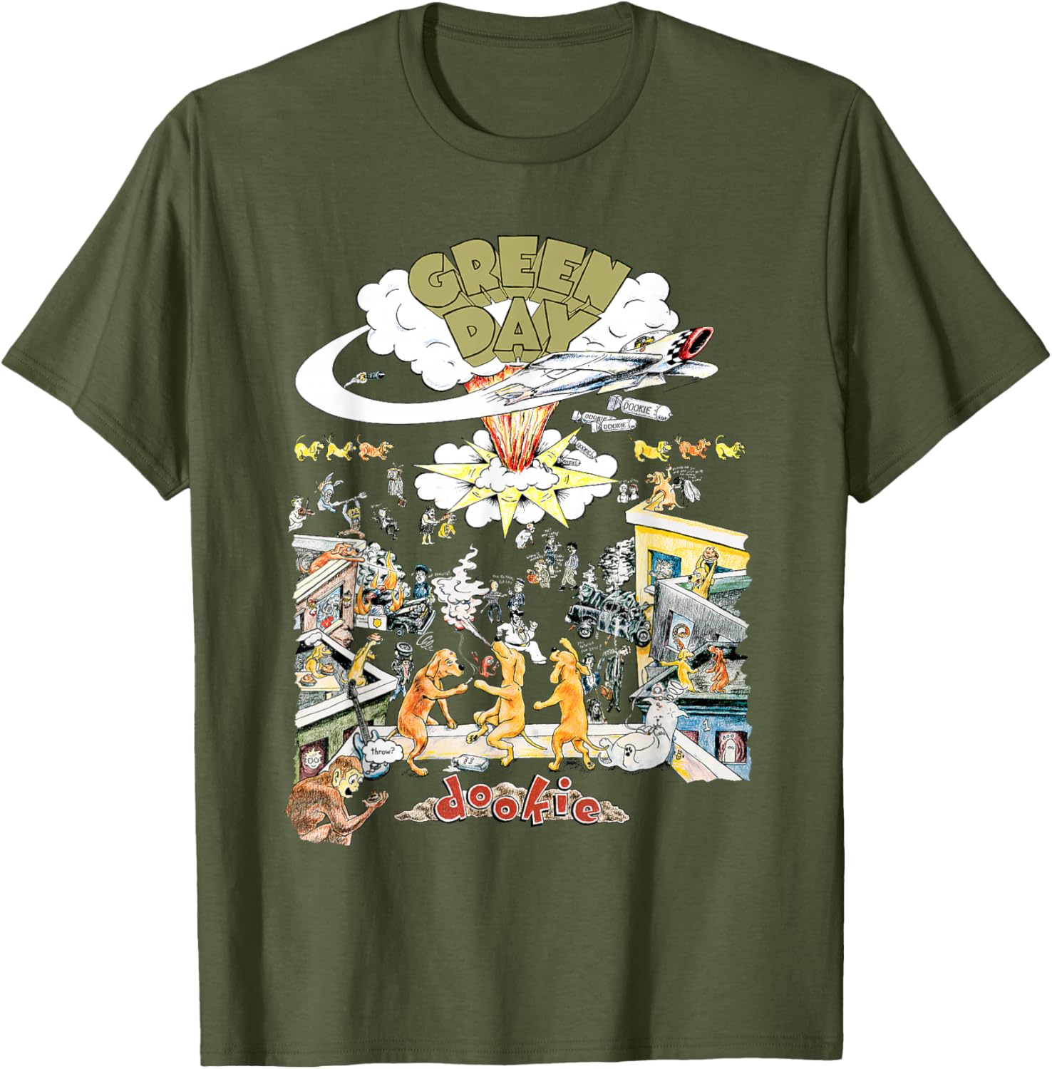 Green Day Dookie Scene T-Shirt for Fans | Stylish Music Apparel - 2