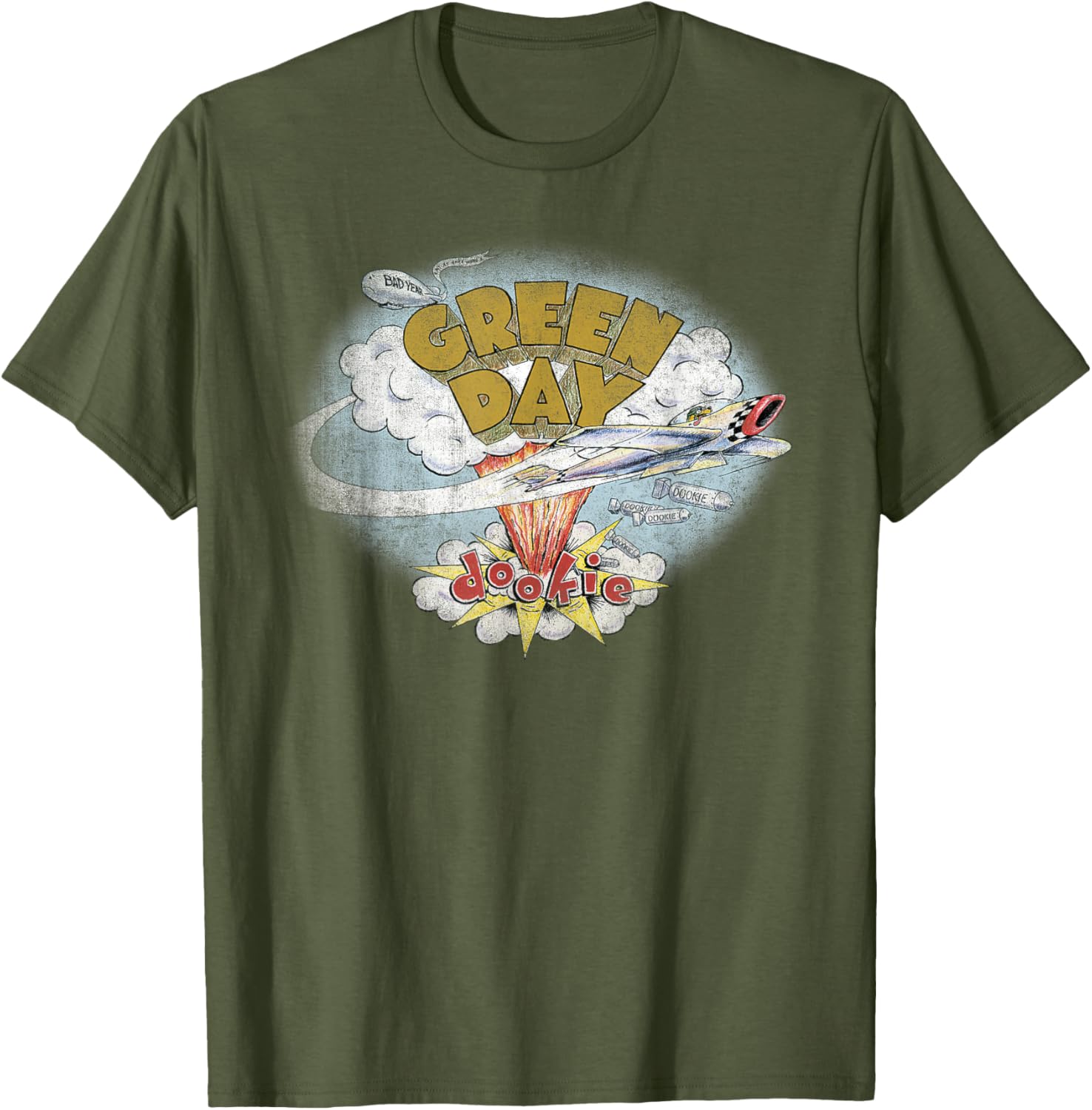 Green Day Fresh Dookie T-Shirt for Music Lovers - Stylish Casual Wear - 8