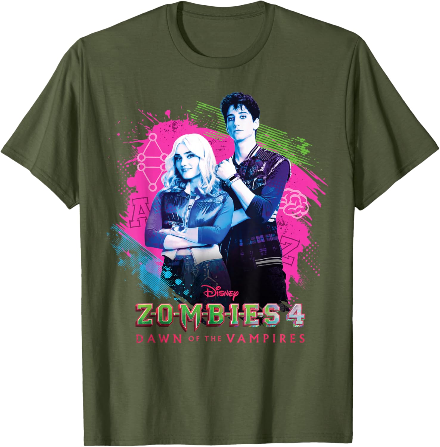 Disney Zombies 4 T-Shirt featuring Zed and Addison for fans - 12