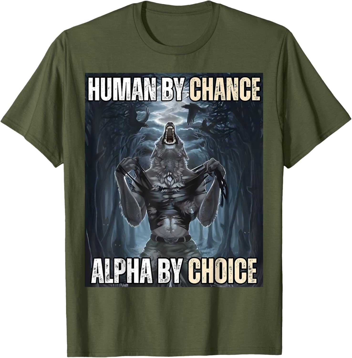 Funny Alpha Wolf Meme T-Shirt for Cool and Unique Style Fans - 25