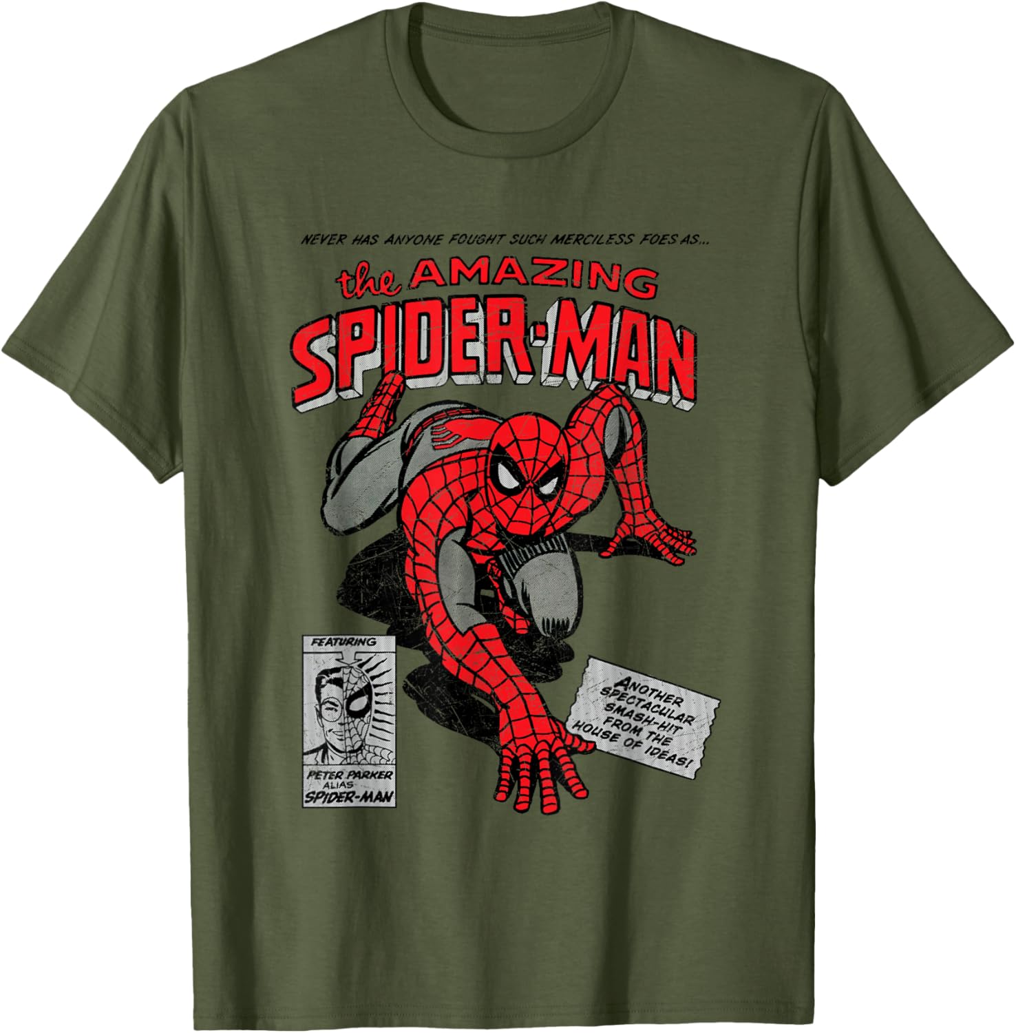 Marvel Spider-Man Retro Comic T-Shirt for Comic Book Fans - 9