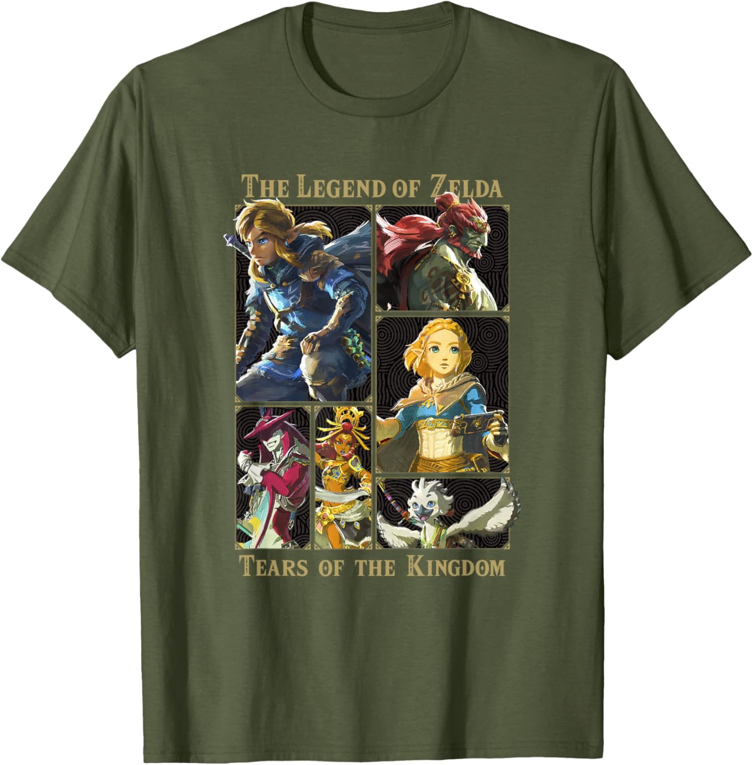 The Legend of Zelda Tears of the Kingdom Character Box Up T-Shirt - 9