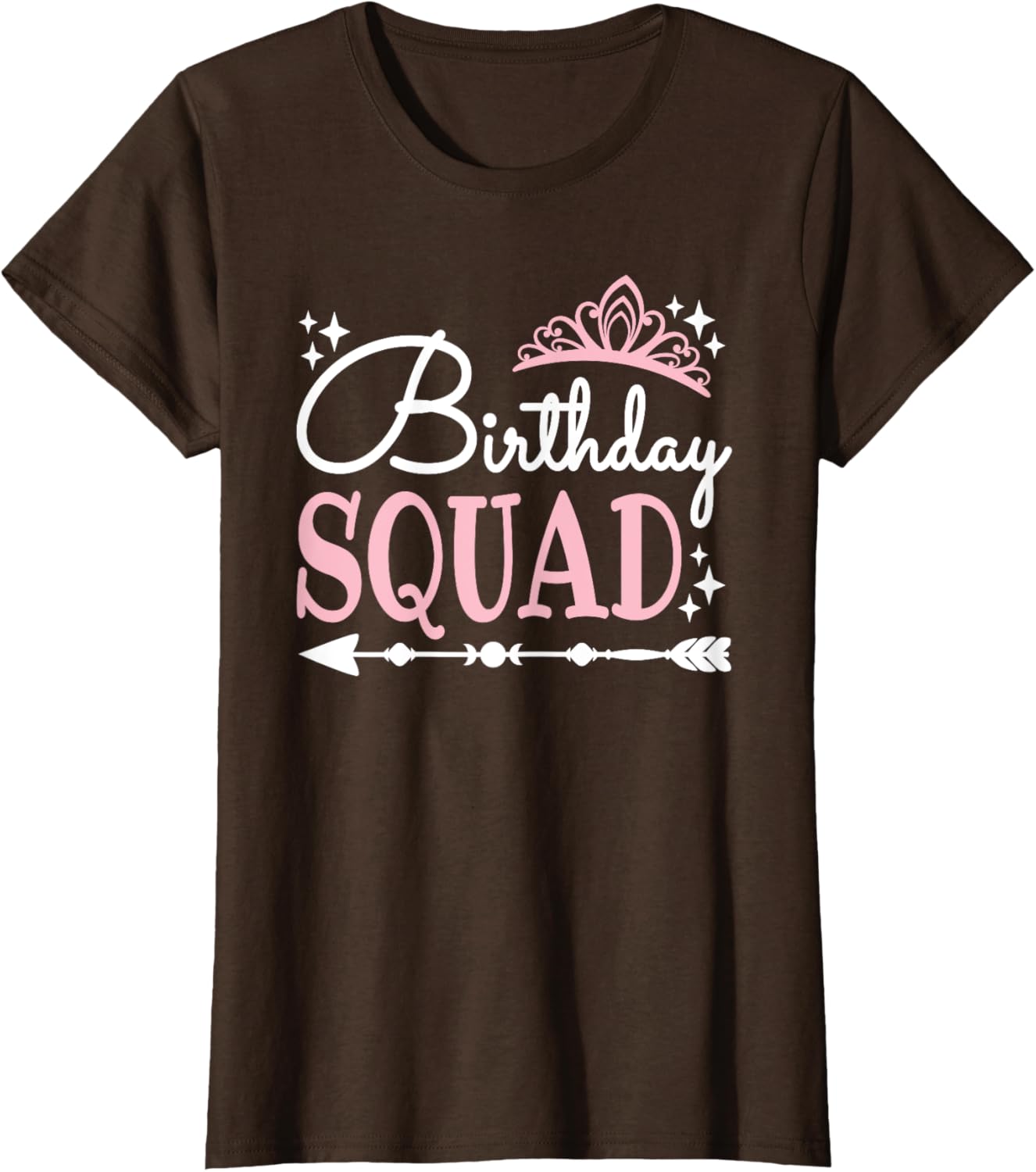 Funny Birthday Squad Bday Queen T-Shirt for Women and Girls - 1