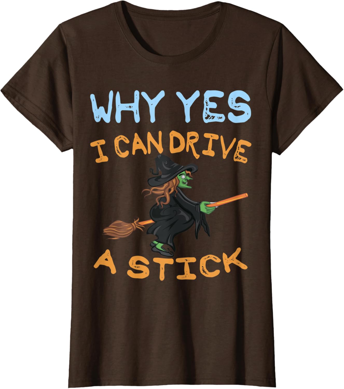 Funny Women's Stick Shift Driving T-Shirt Perfect for Halloween Gift - 4