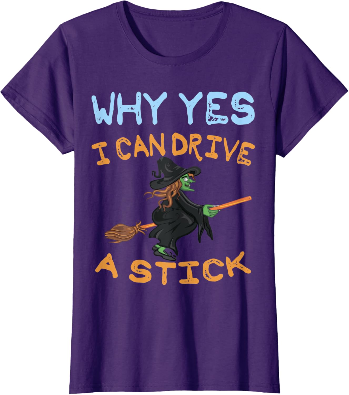 Funny Women's Stick Shift Driving T-Shirt Perfect for Halloween Gift - 3