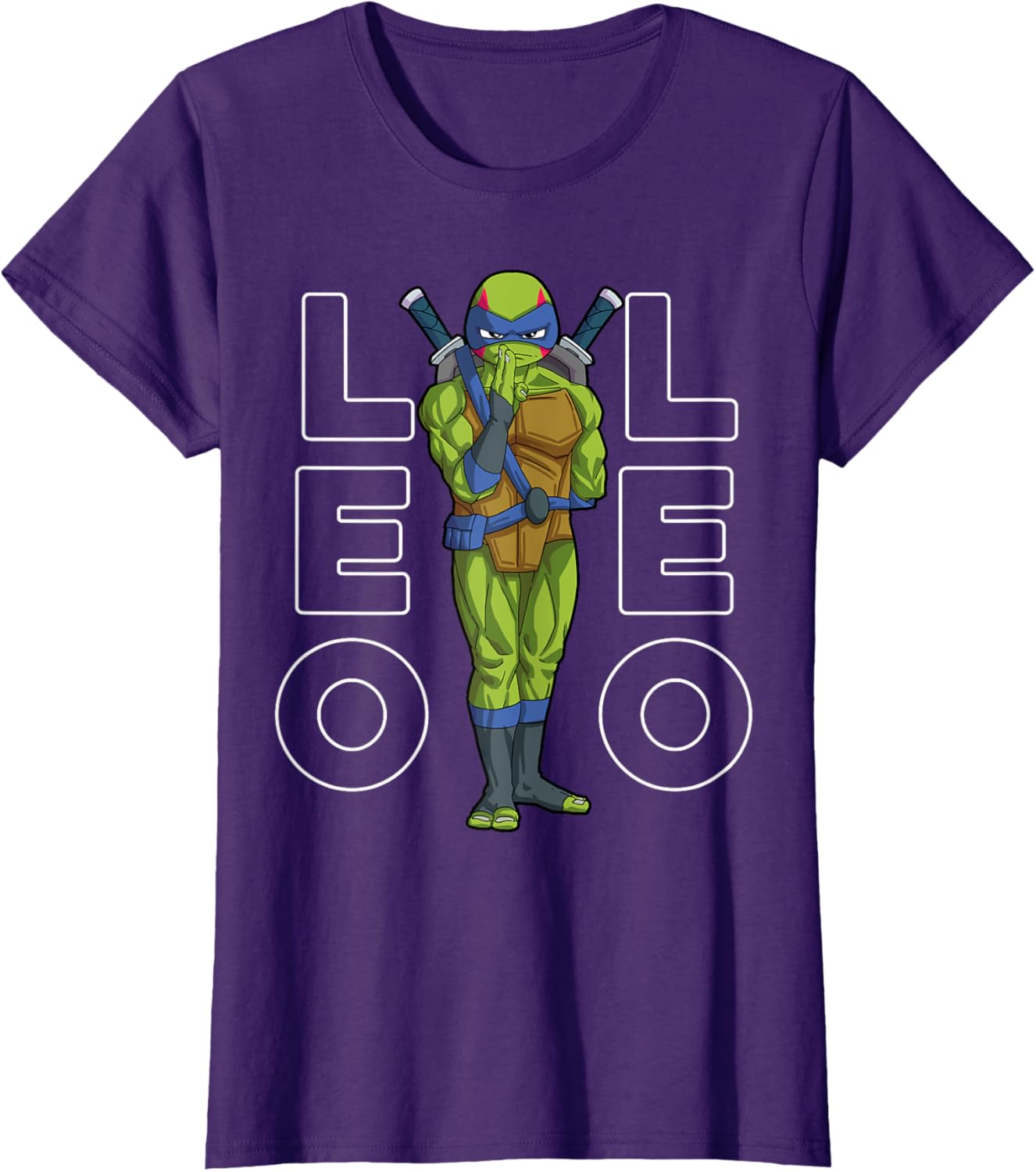 Mademark Teenage Mutant Ninja Turtles Leonardo Ninjutsu Stance T-Shirt - 8