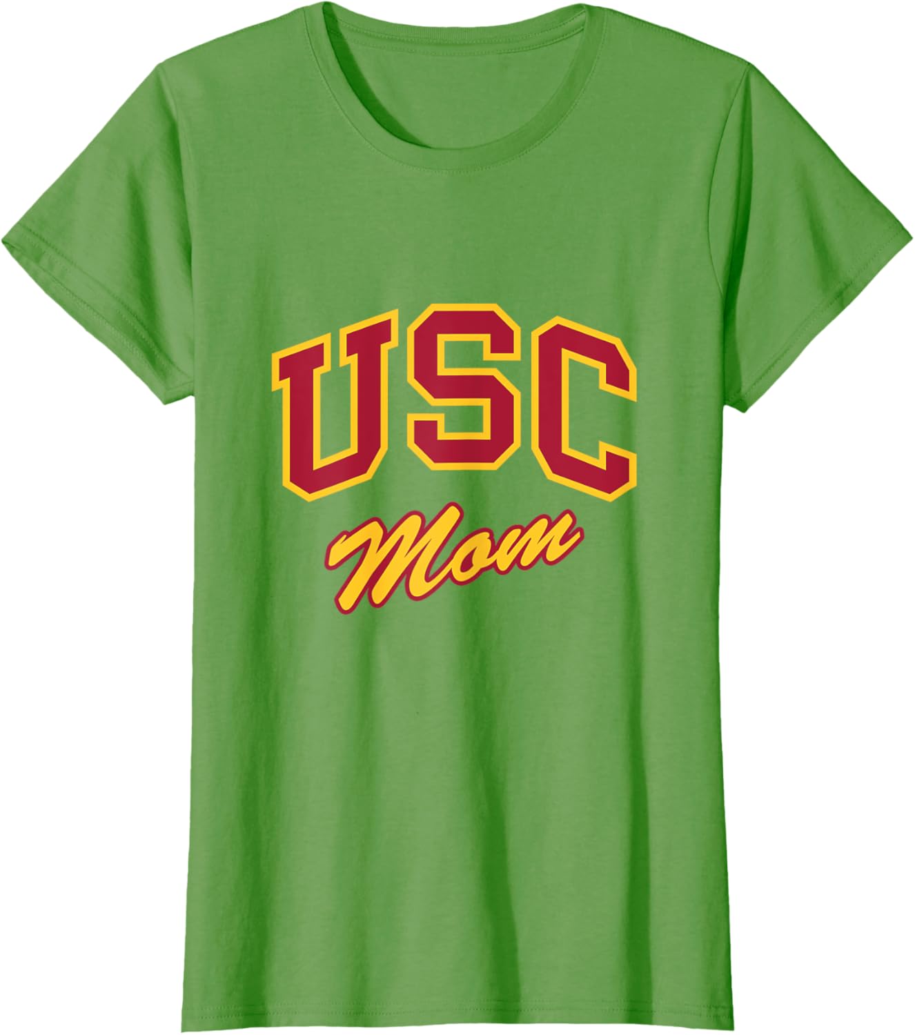 USC Mom Retro Script T-Shirt Perfect for Sports and Outdoor Activities - 16