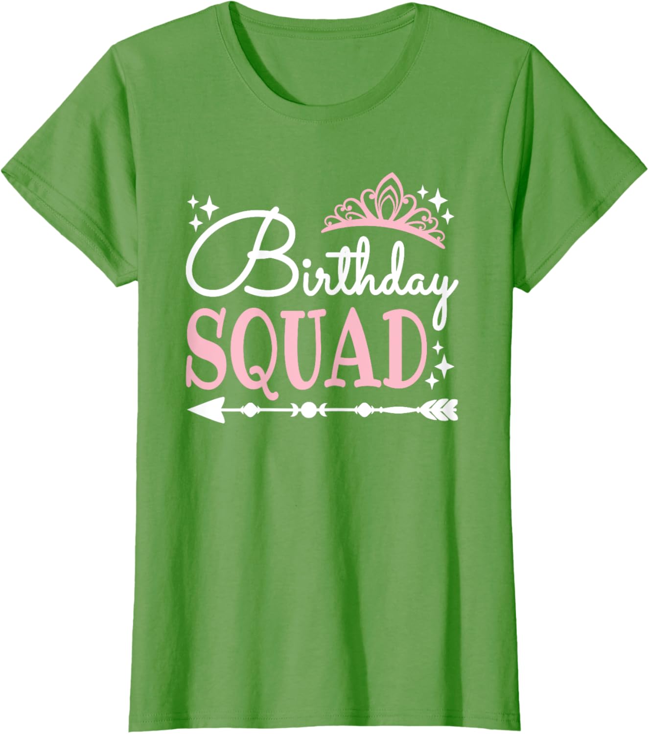 Funny Birthday Squad Bday Queen T-Shirt for Women and Girls - 11