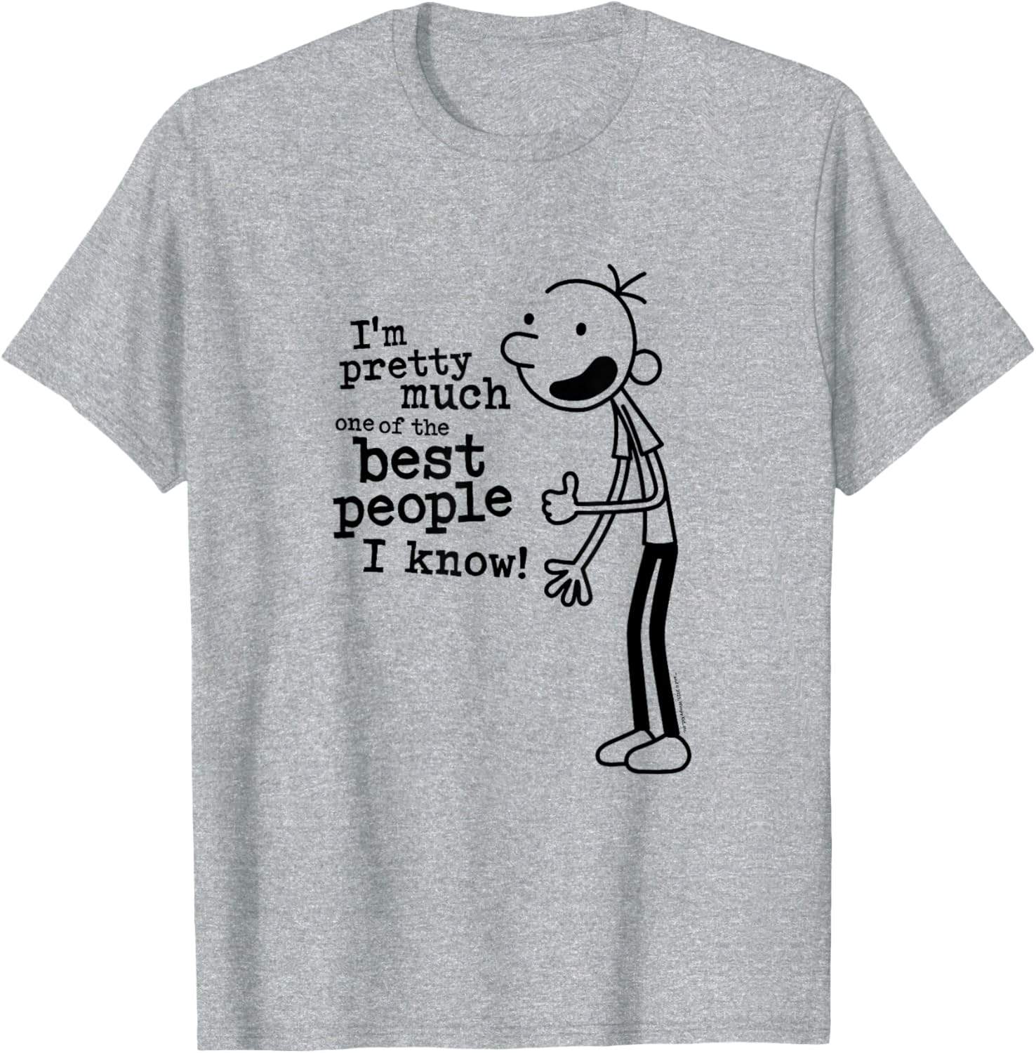 Diary of a Wimpy Kid I'm The Best People I Know T-Shirt for Kids - 9