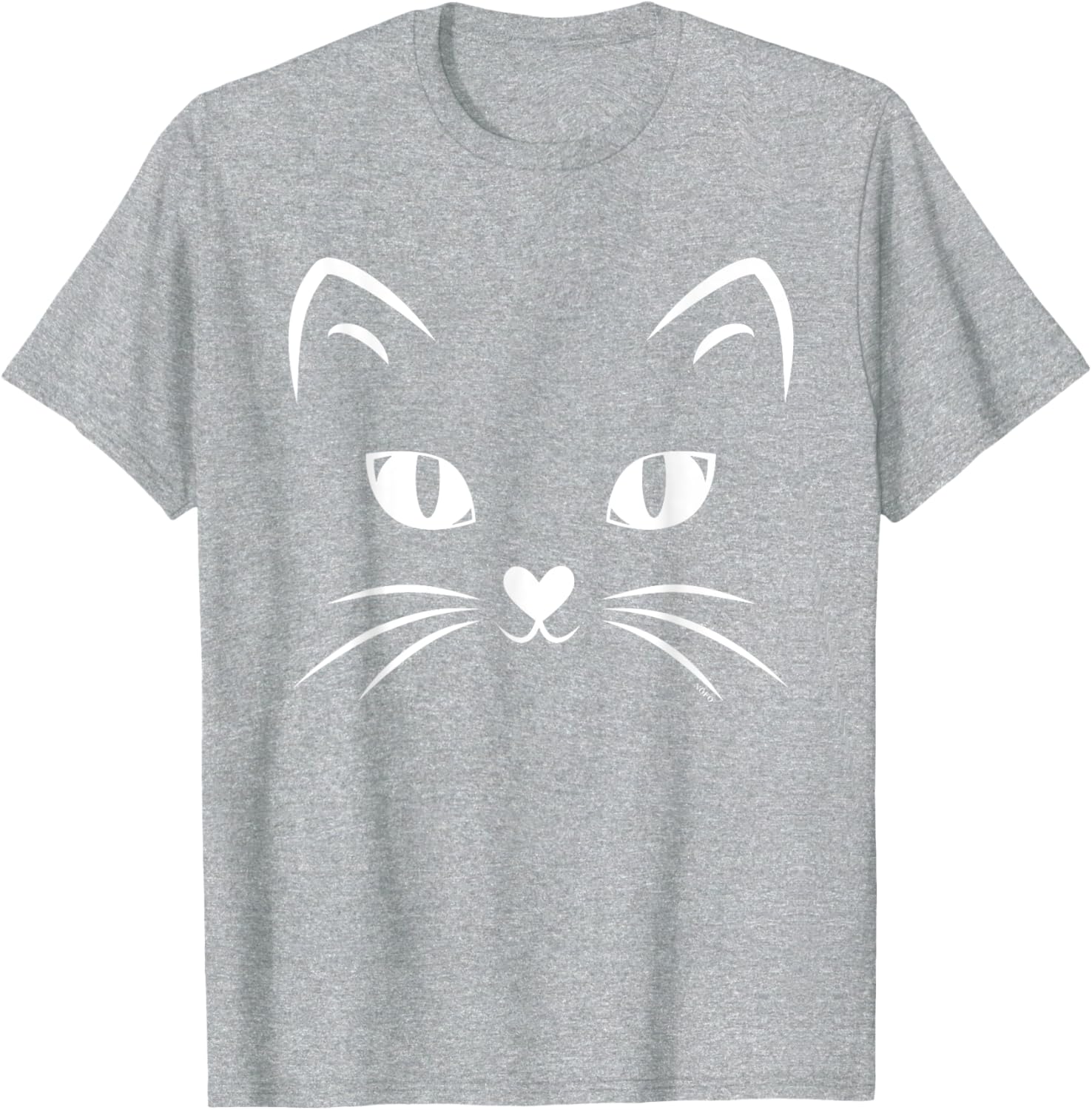 Black Cat Face Halloween Costume T-Shirt for Cat Lovers and Parties - 23