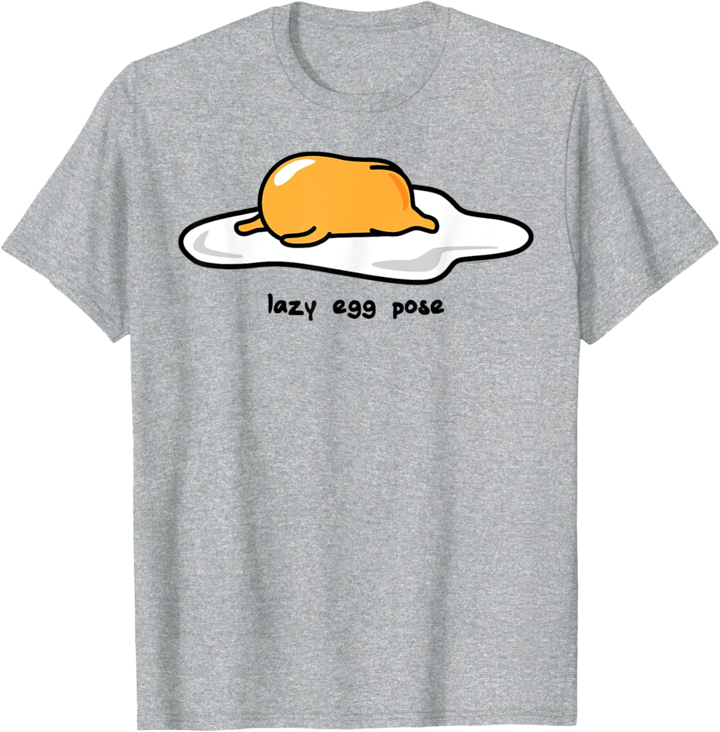 Gudetama Lazy Egg Yoga Pose T-Shirt for Fun and Comfort Lovers - 22