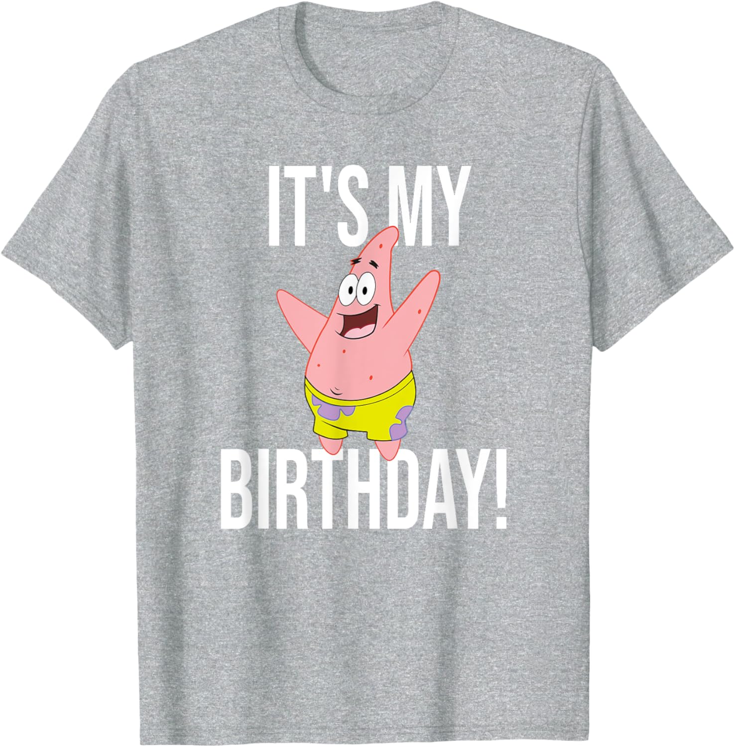 Mademark Birthday T-Shirt Featuring Patrick Star from SpongeBob SquarePants - 13