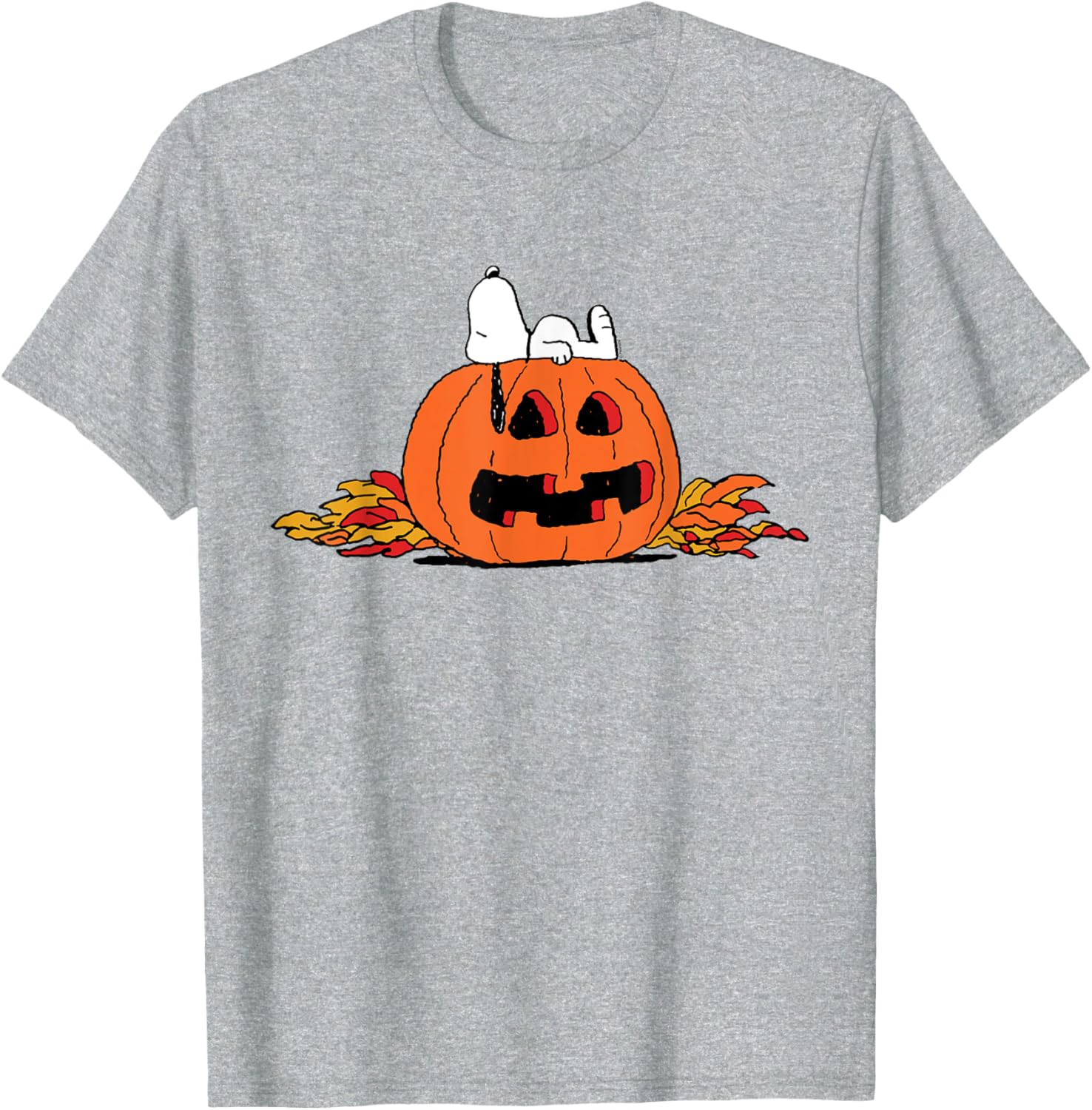 Peanuts Snoopy Lantern Halloween T-Shirt Fun and Festive Apparel - 6