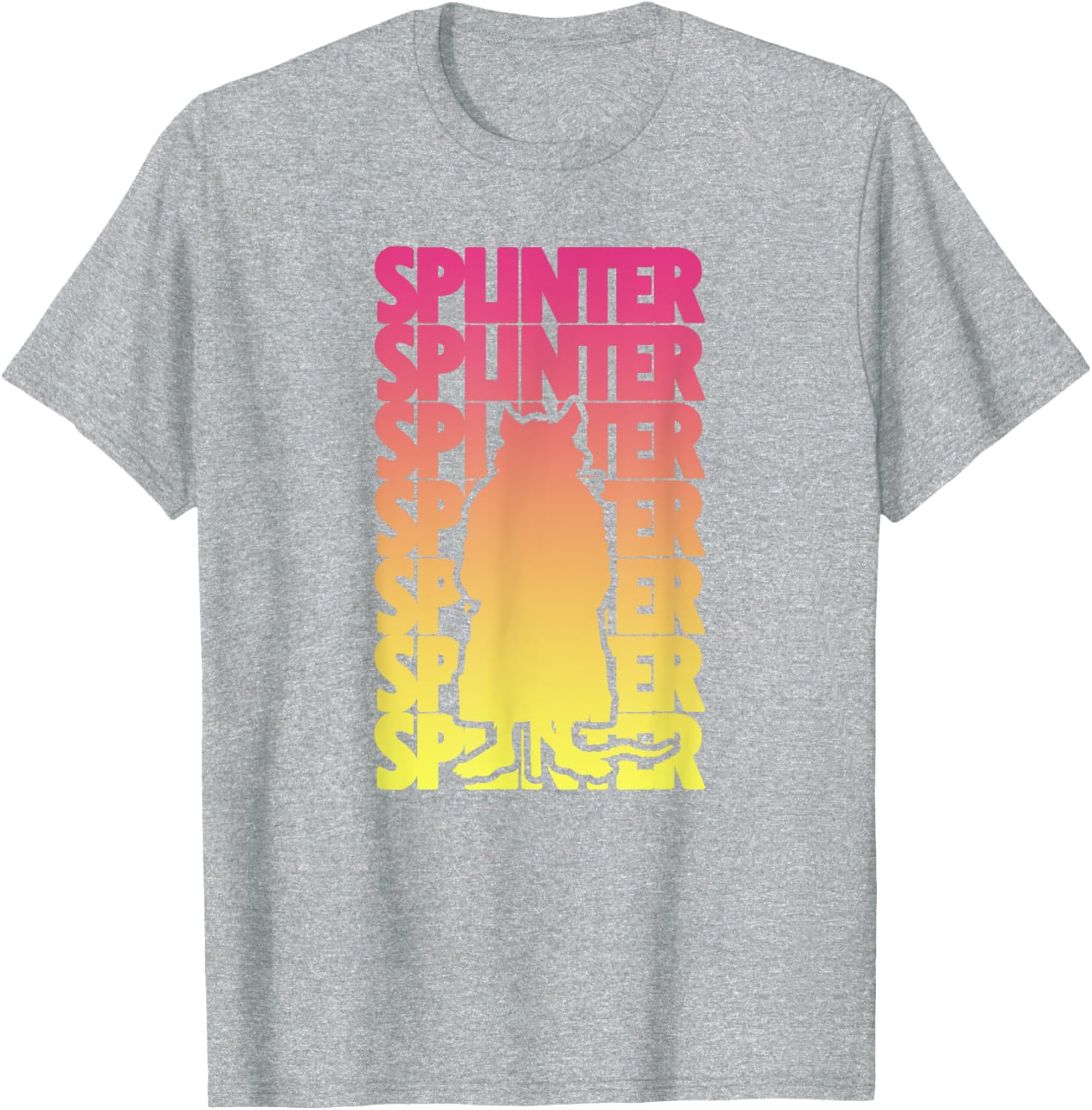 Mademark Teenage Mutant Ninja Turtles Master Splinter Gradient T-Shirt - 3