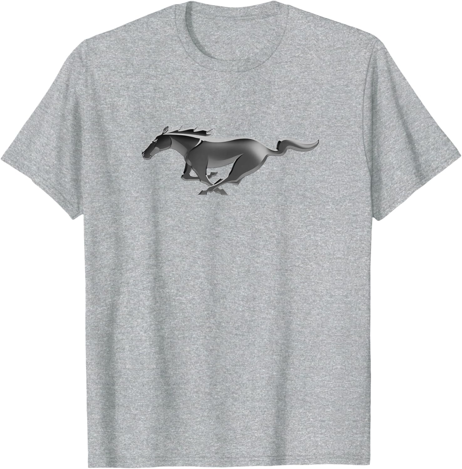 Ford Mustang Modern Pony Logo T-Shirt Classic Automotive Apparel - 5