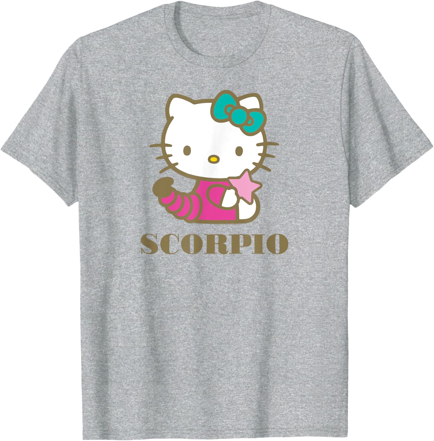 Hello Kitty Scorpio Zodiac T-Shirt for Trendy Fans of Cute Fashion - 4