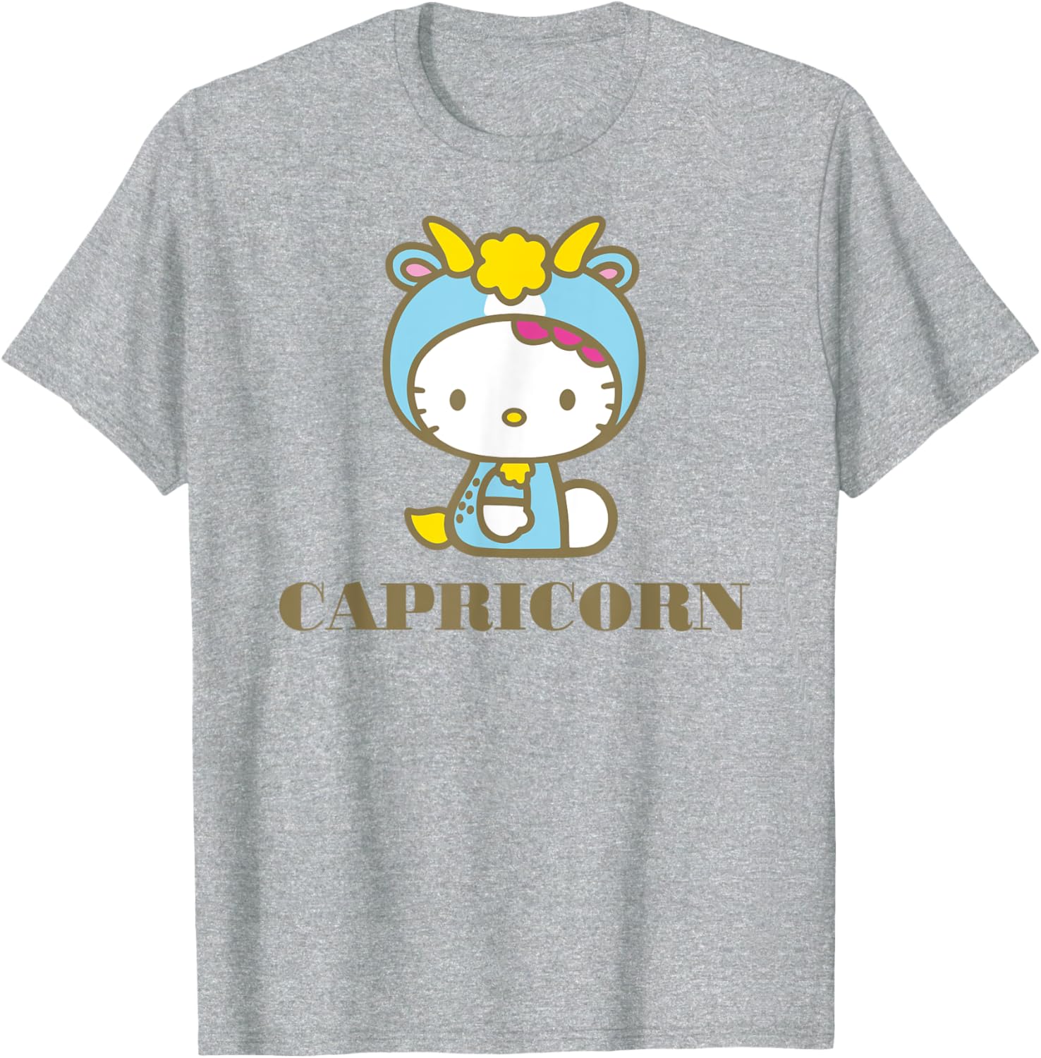 Hello Kitty Capricorn T-Shirt Cute Zodiac Sign Apparel for Fans - 11