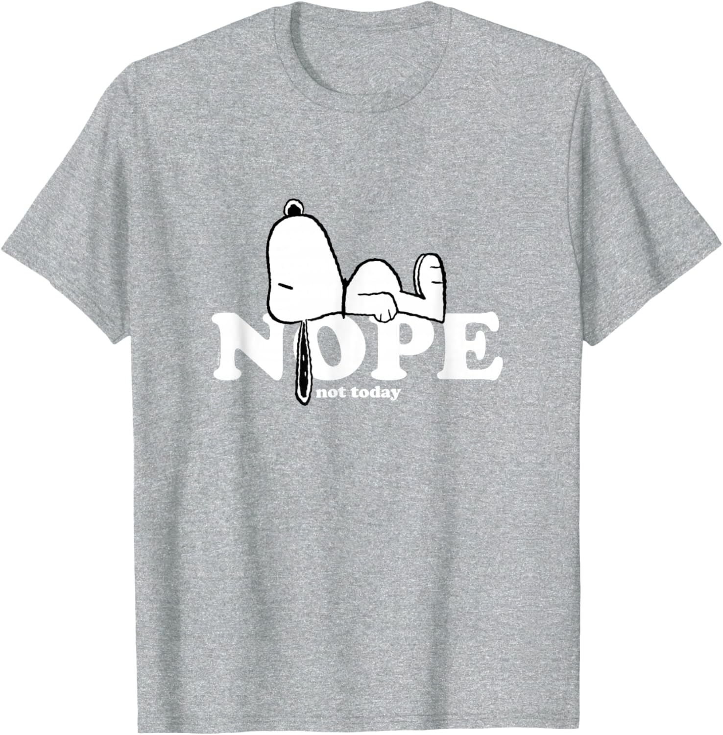 Snoopy Nope T-Shirt Fun Graphic Tee for Casual Wear and Gifts - 10