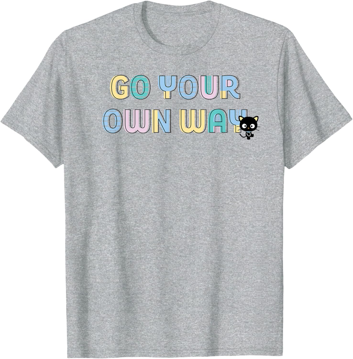 Chococat Go Your Own Way Graphic T-Shirt for Fun Fashion Lovers - 7