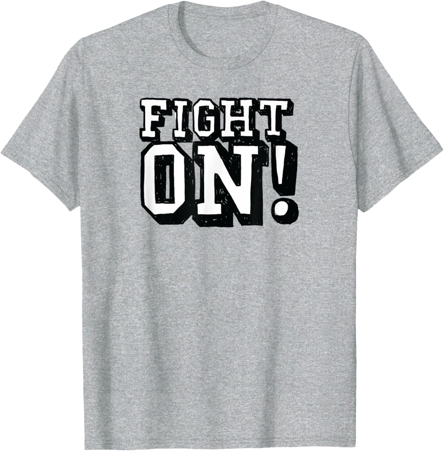 USC Black Cartoon Sketch Fight On T-Shirt for Sports Fans and Outdoors - 3