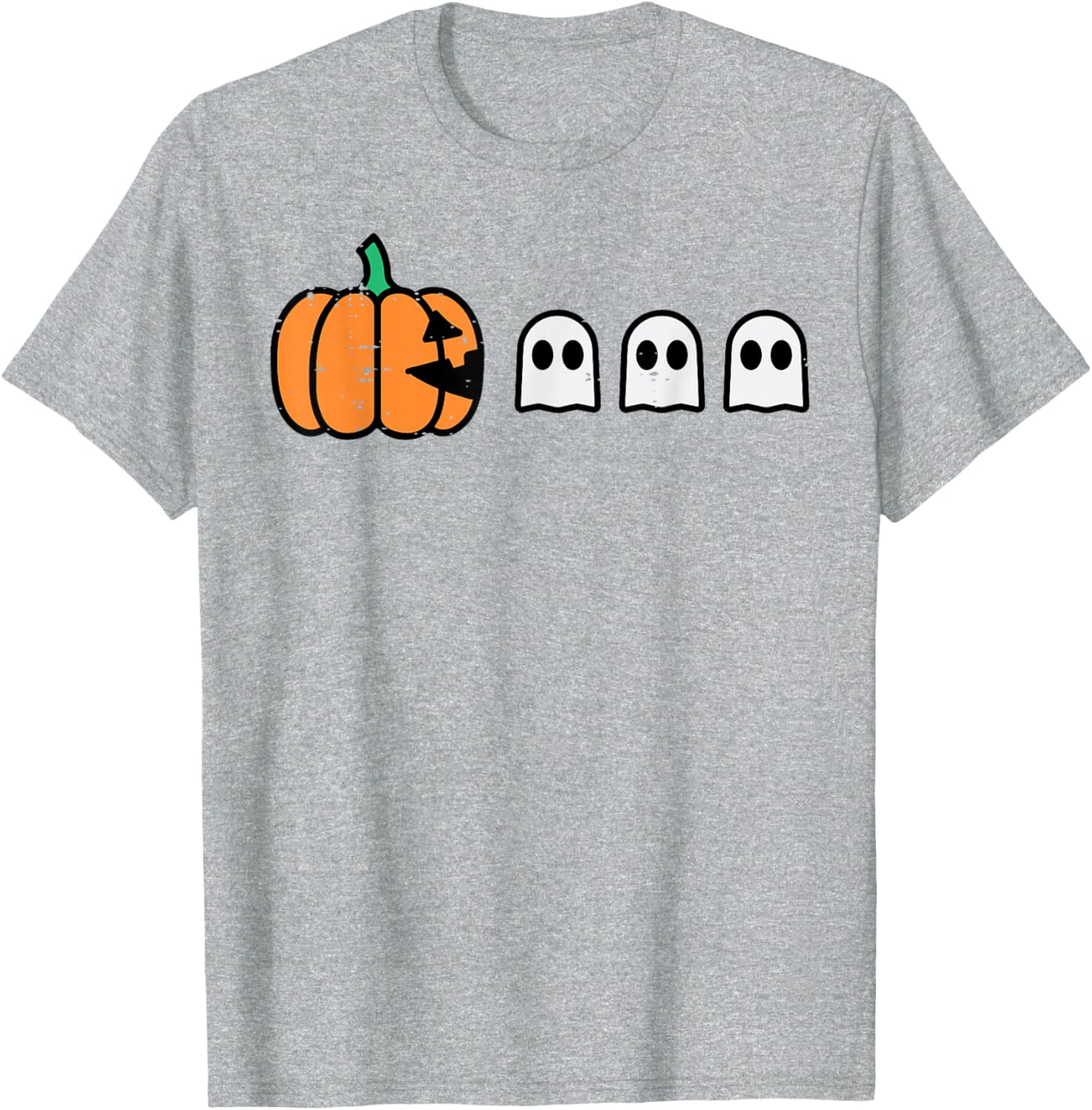 Halloween Gamer Pumpkin Ghost T-Shirt for Men Boys and Kids - 27