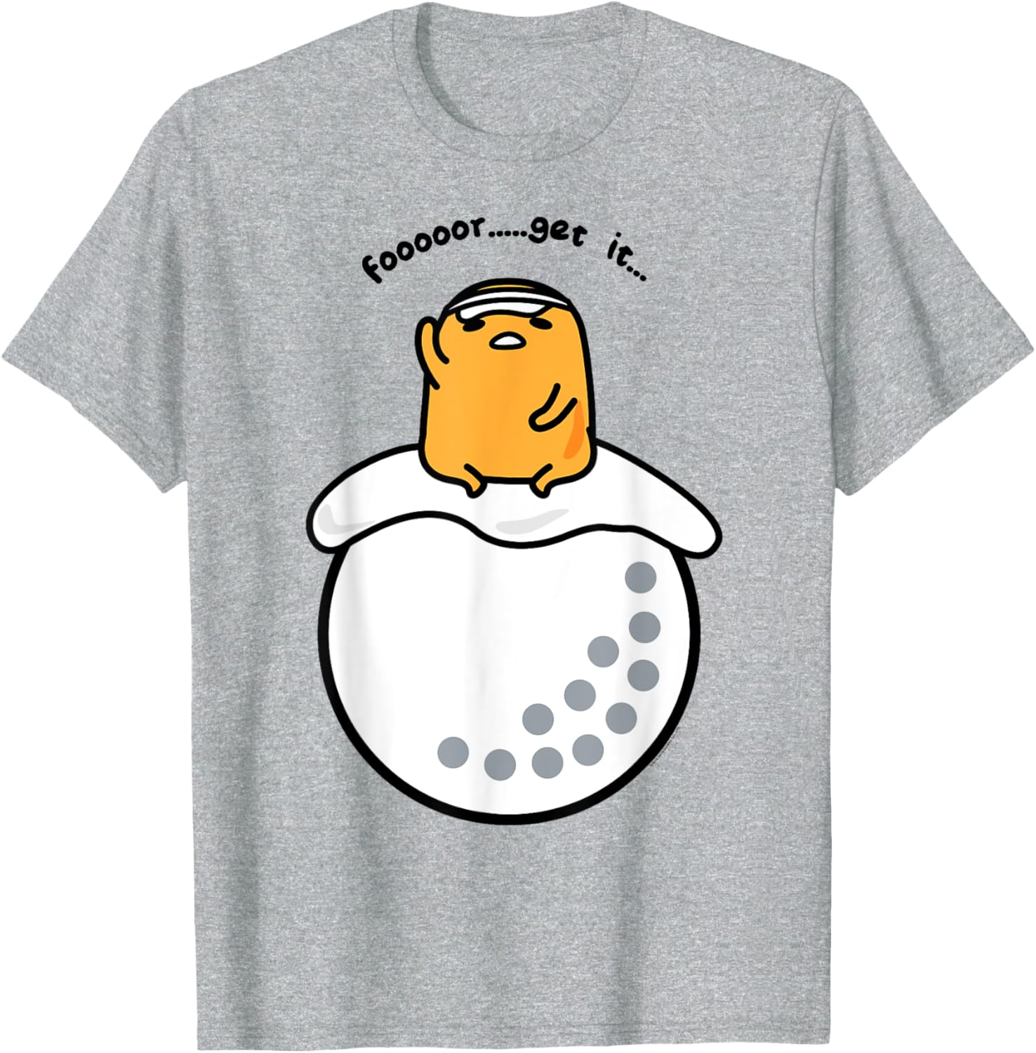 Gudetama Golf Fore Forget It T-Shirt for Fun Golf Lovers and Fans - 7