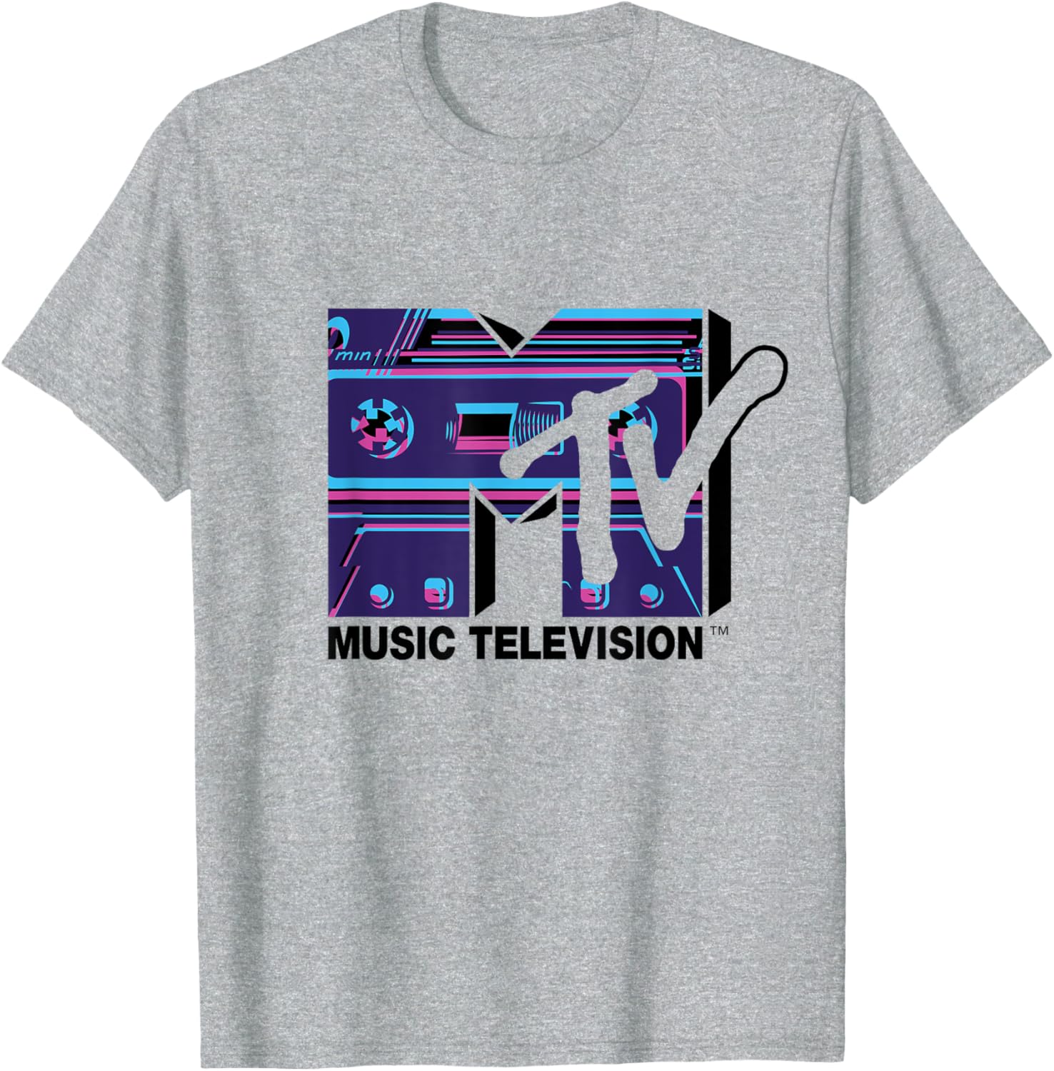 Mademark x MTV Funky Audio Tape Logo T-Shirt for Trendy Style - 1