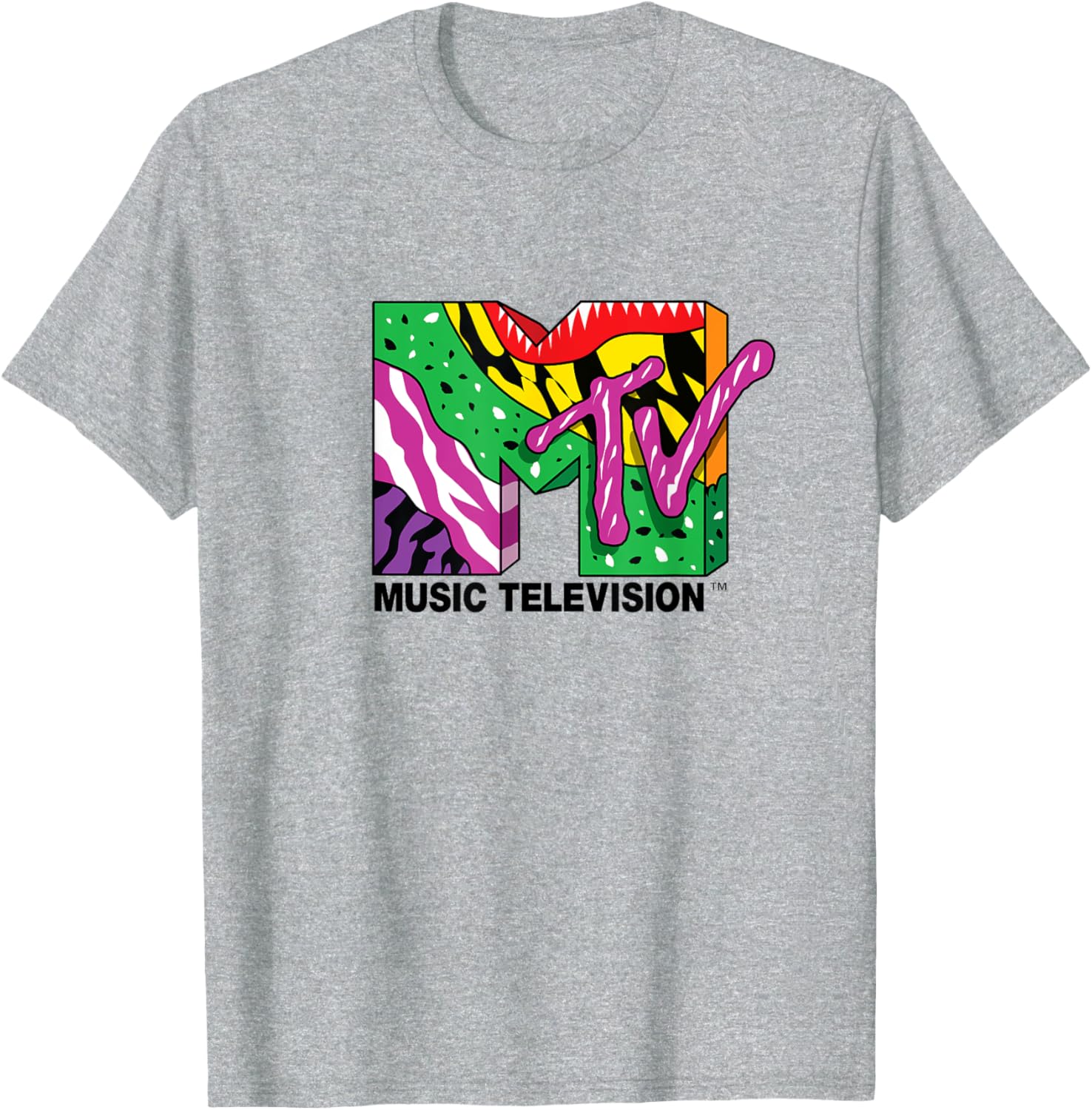 Mademark x MTV Colorful Creative Art T-Shirt Official Logo Design - 3
