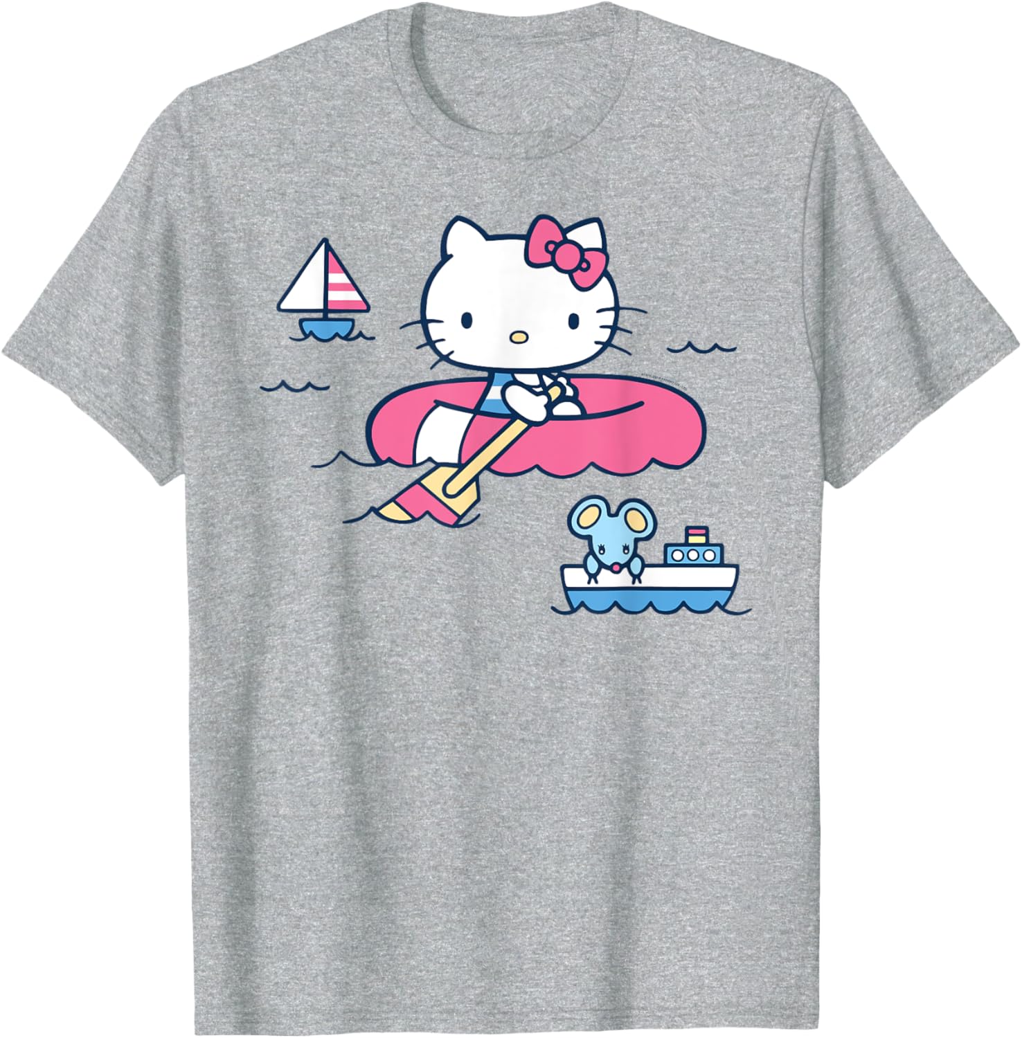Hello Kitty Summer Boat T-Shirt for All Ages - Fun & Stylish Apparel - 12