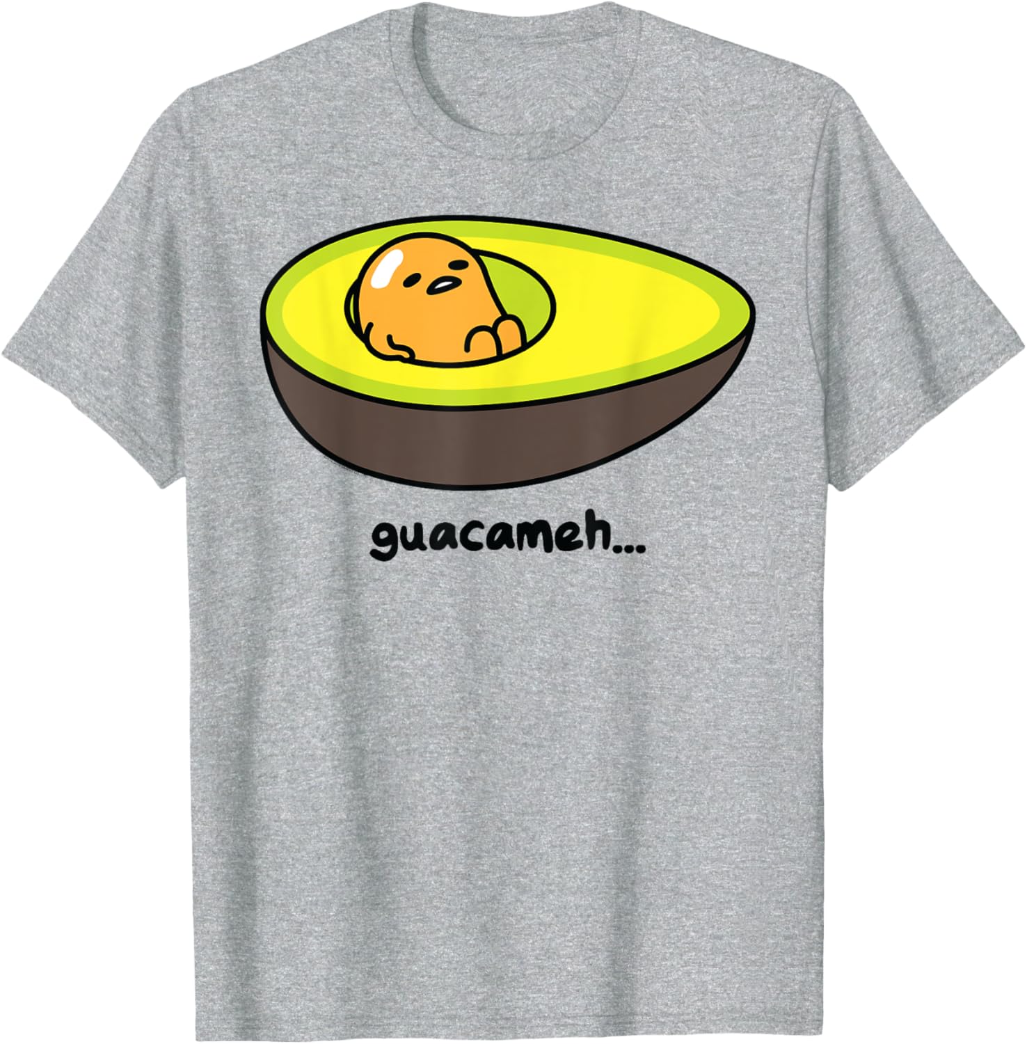 Gudetama Guacamole T-Shirt Cute Avocado Graphic Tee for Food Lovers - 9
