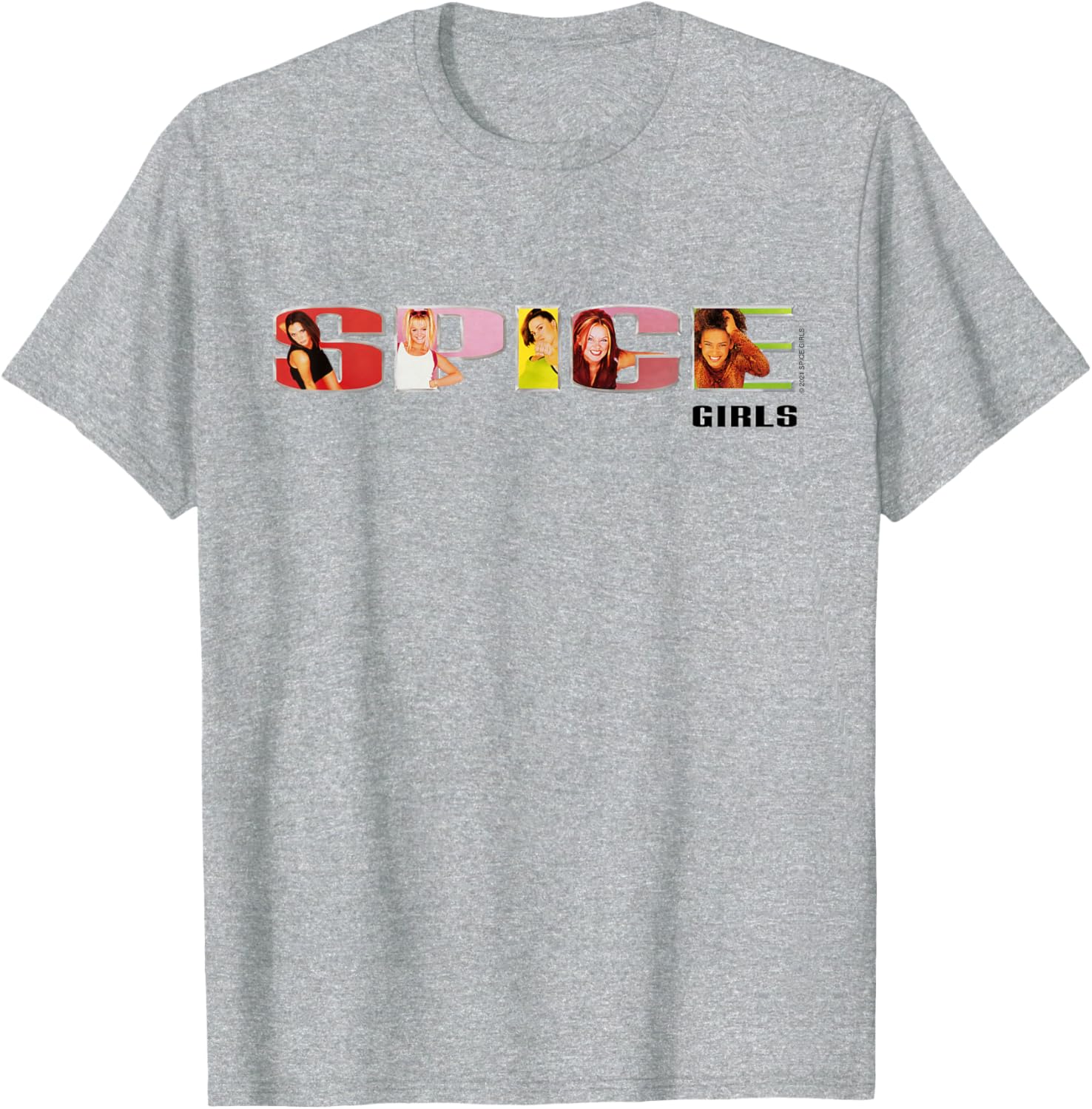 Spice Girls Classic Fit Black T-Shirt with Official Logo for Fans - 3