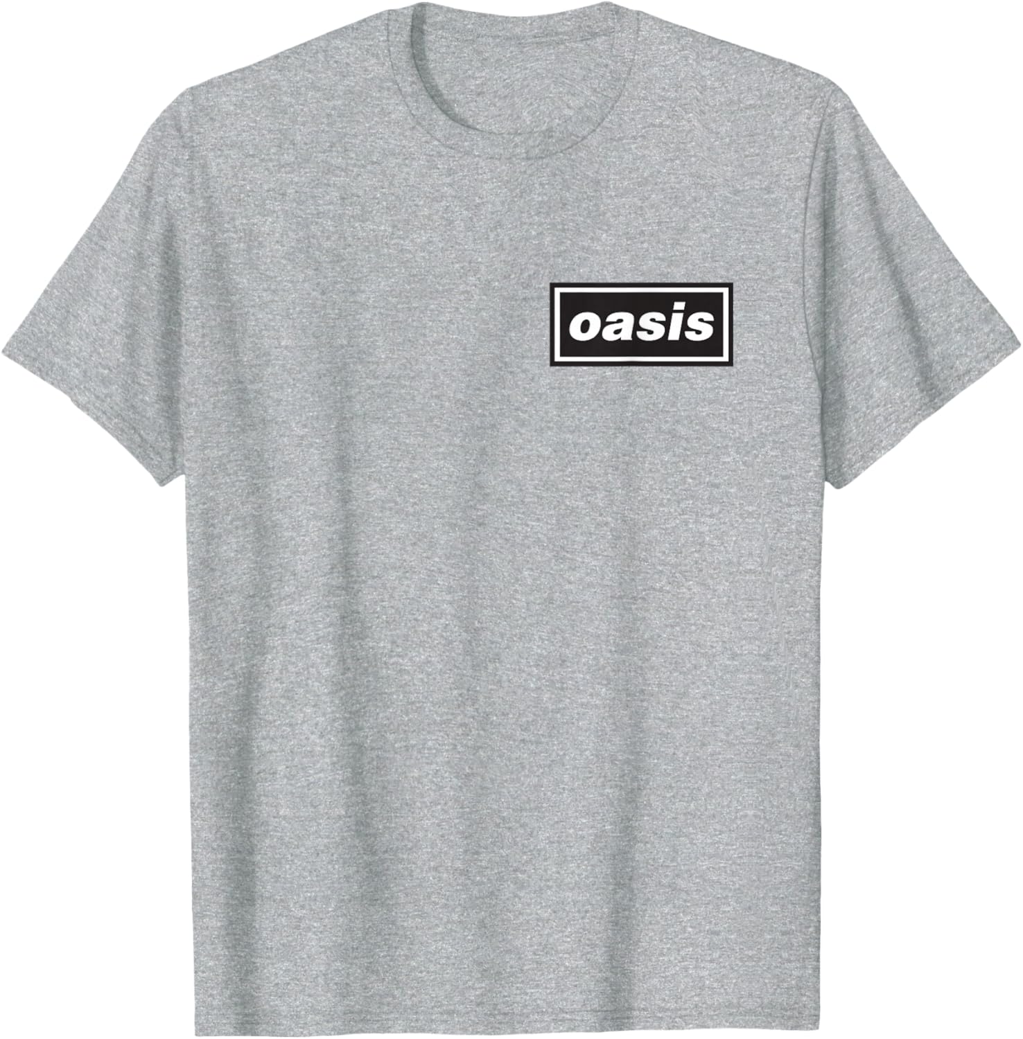 Oasis Pocket Hit Logo Grey T-Shirt for Casual Style and Comfort - 1