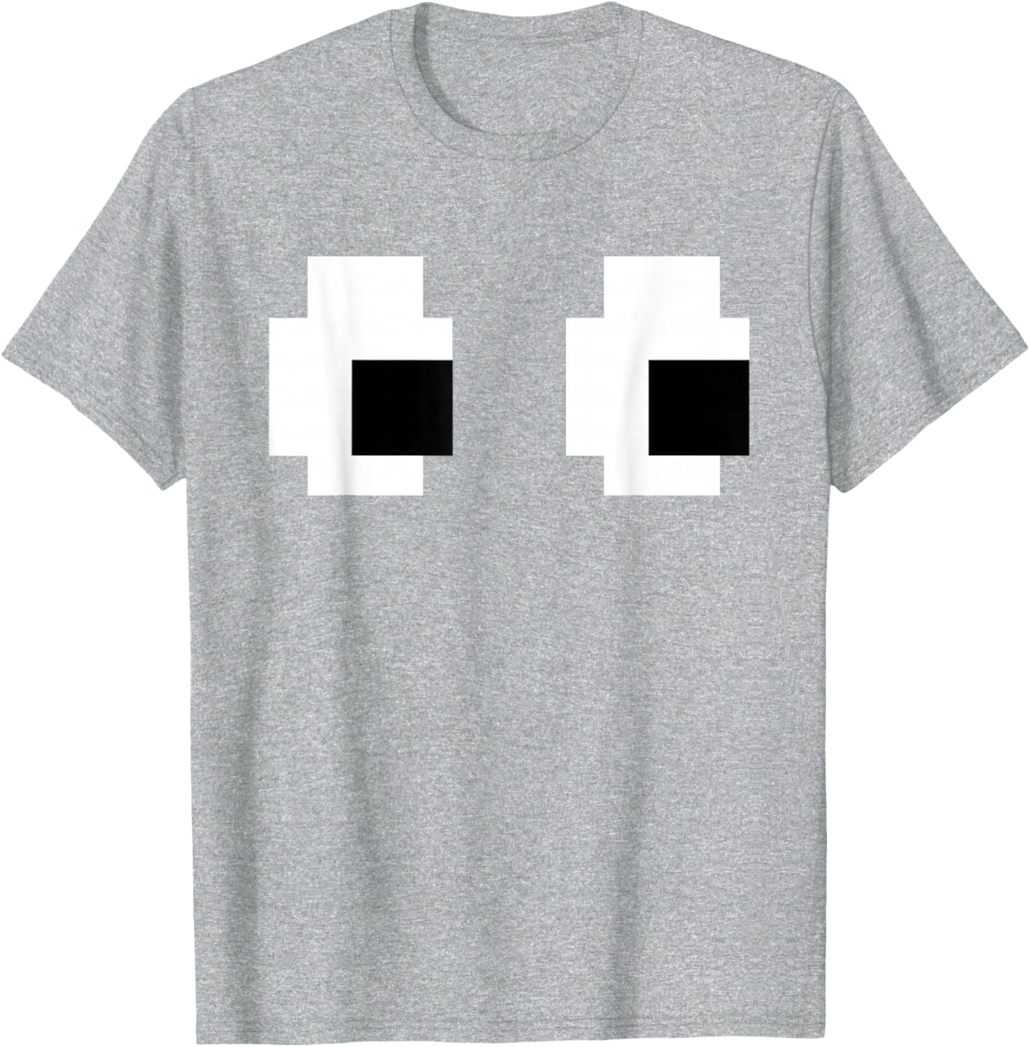 Retro Arcade Ghost Eyes Halloween T-Shirt for Fun Group Costumes - 14