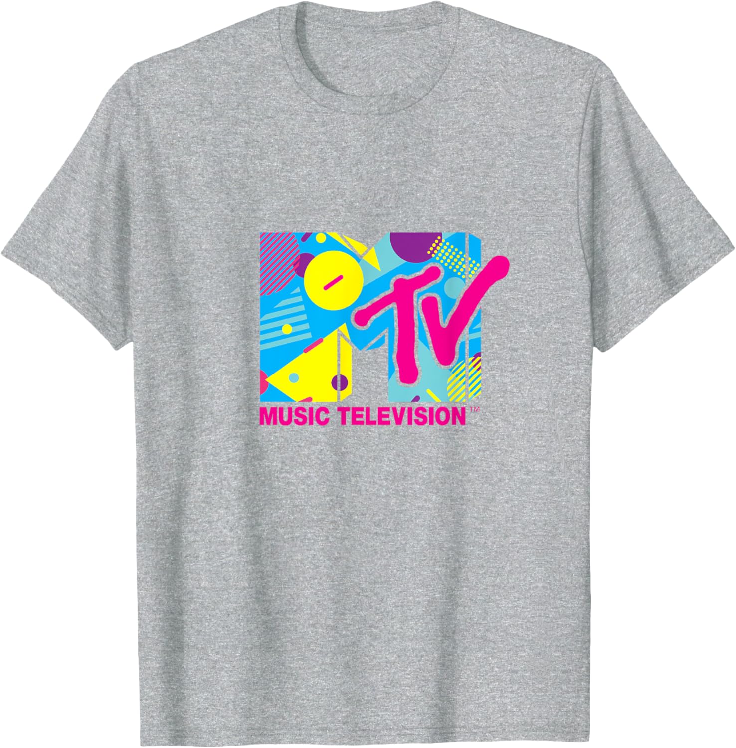 Mademark x MTV 1980s Spring Break Retro Logo T-Shirt Casual Wear - 17