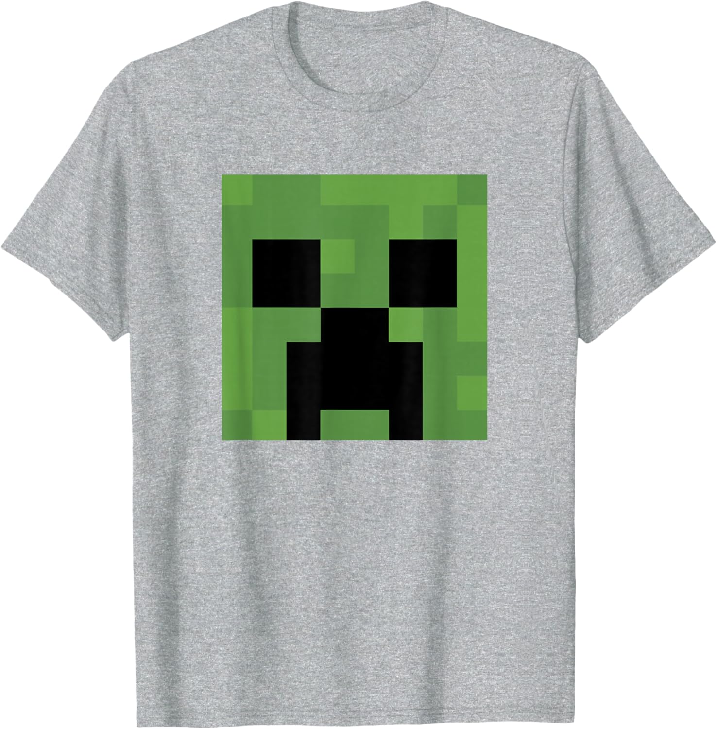 Minecraft Creeper Big Face T-Shirt for Gamers and Fans of All Ages - 15