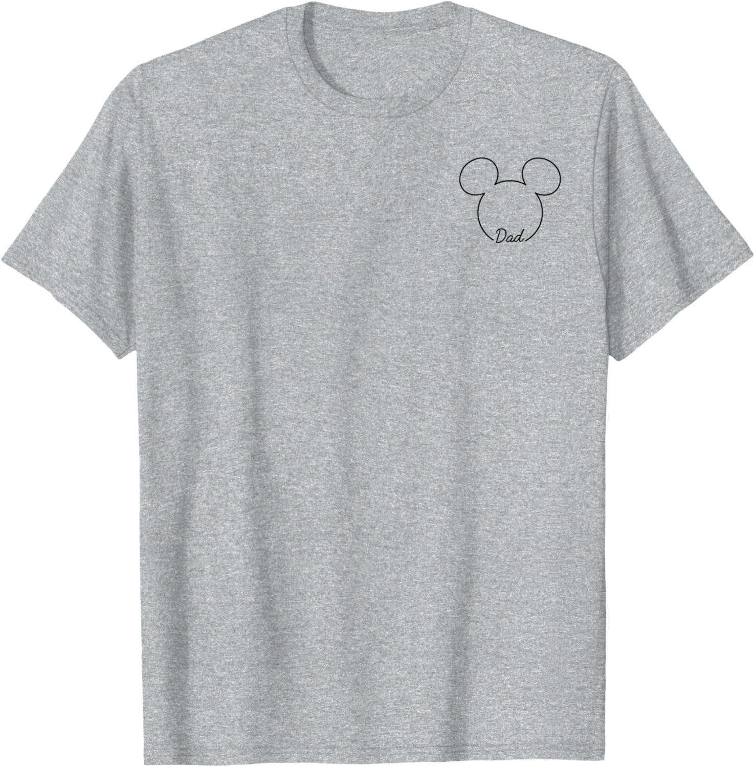 Disney Mickey And Friends Dad Mickey Art Pocket Logo T-Shirt for Men - 1