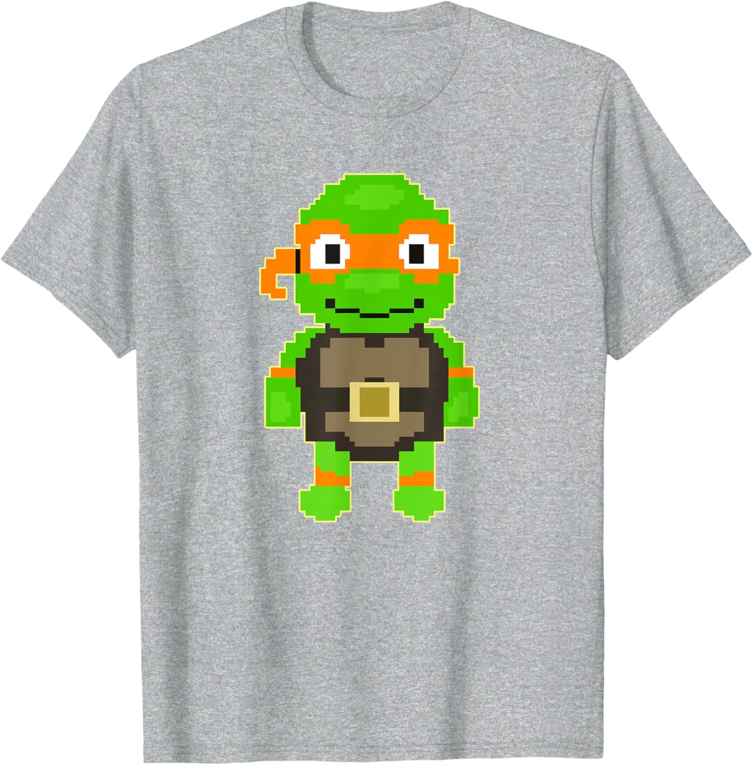 Mademark Michelangelo Pixel Art T-Shirt for Teenage Mutant Ninja Turtles - 2