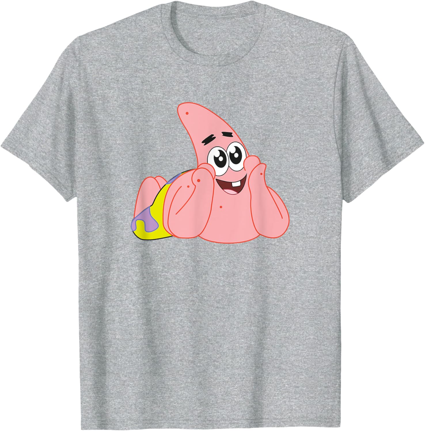 Mademark x SpongeBob Patrick Star Feelin Cute T-Shirt for Fun Style - 10