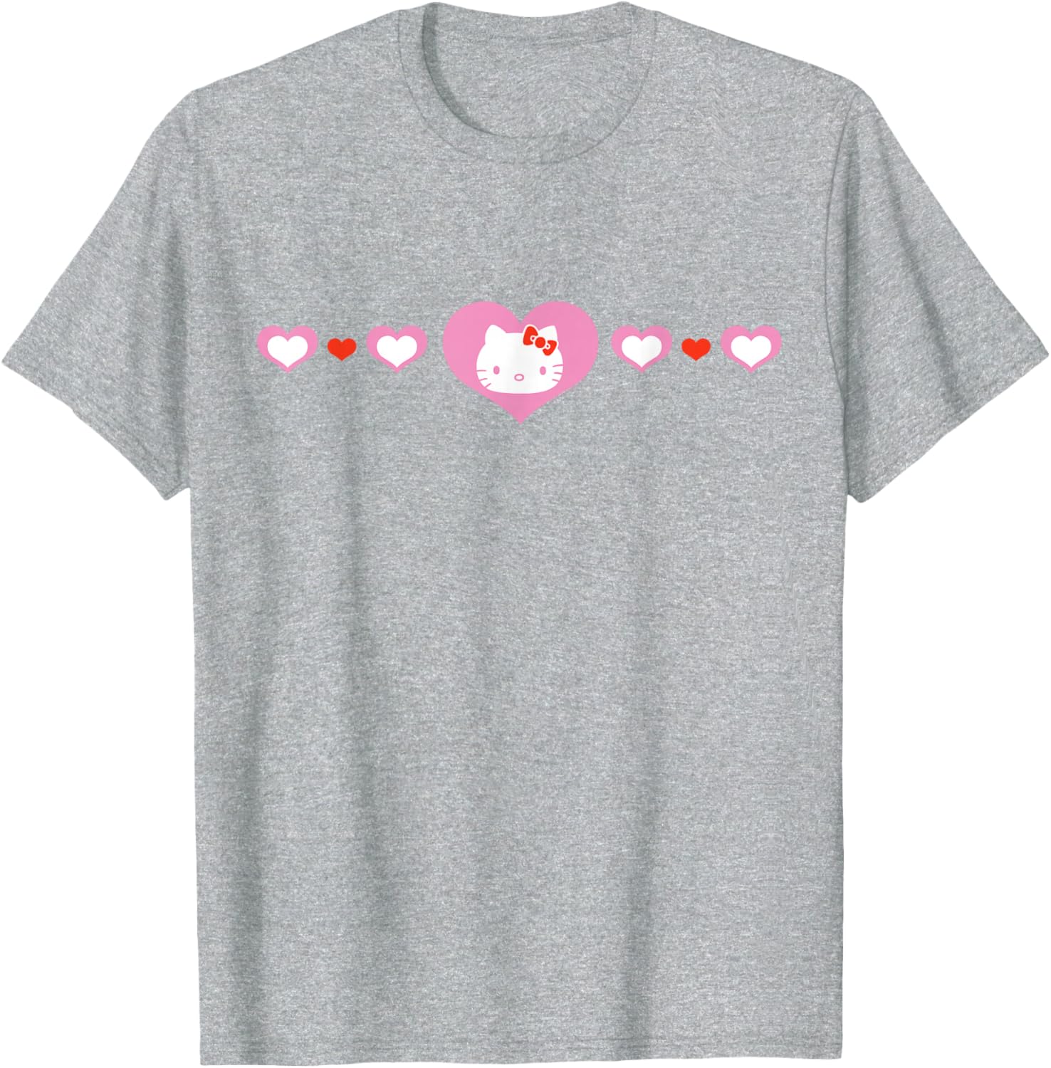 Cute Hello Kitty Hearts T-Shirt for Kids and Adults - Fashionable Apparel - 6